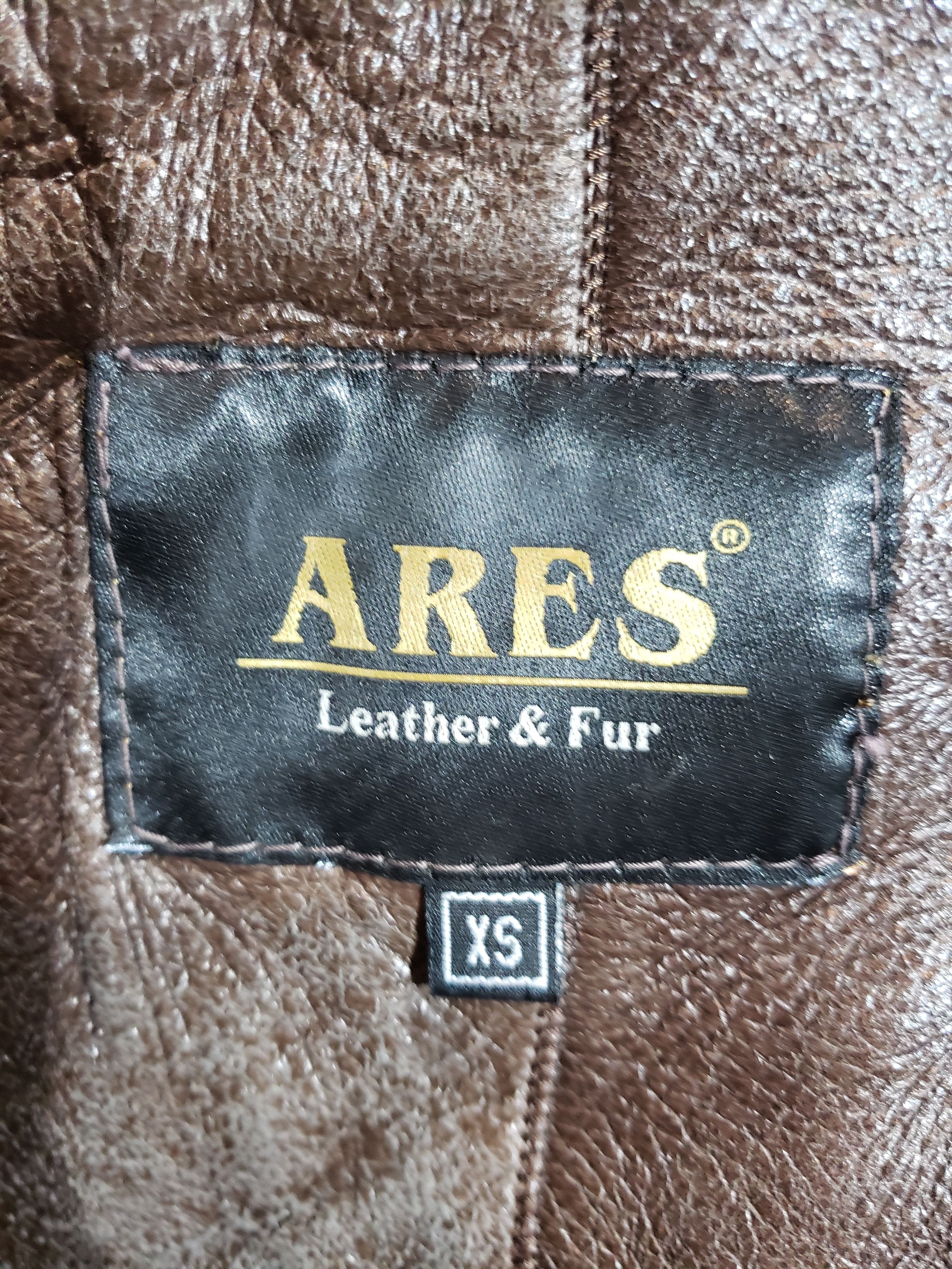 Other Stylish brown sheepskin coat with zipper. Size XS / US 0-2 / IT 36-38 - 10 Thumbnail