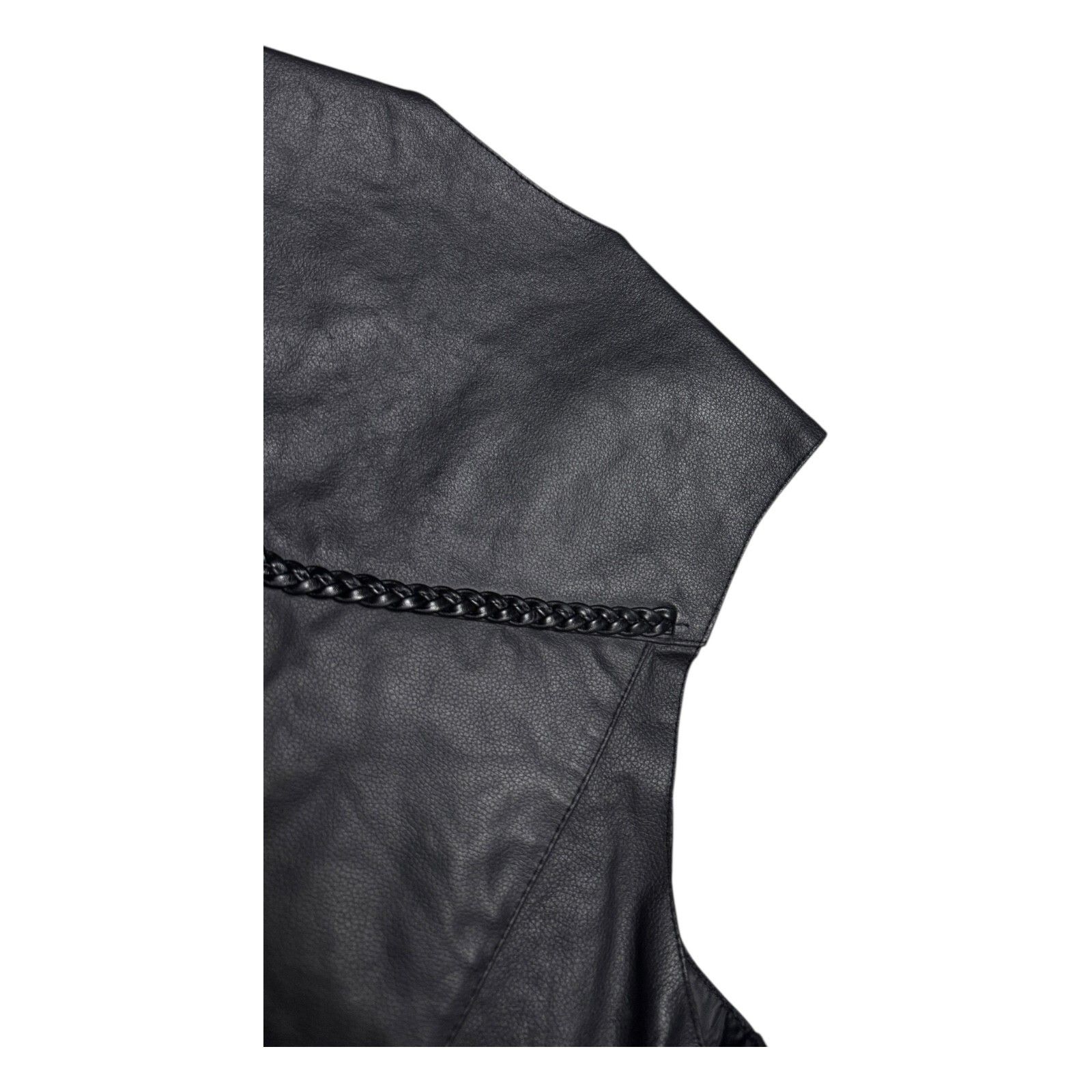 Leather HOT LEATHERS Braided Leather Retro Motorcycle Biker Vest 2XL Size US XXL / EU 58 / 5 - 6 Thumbnail