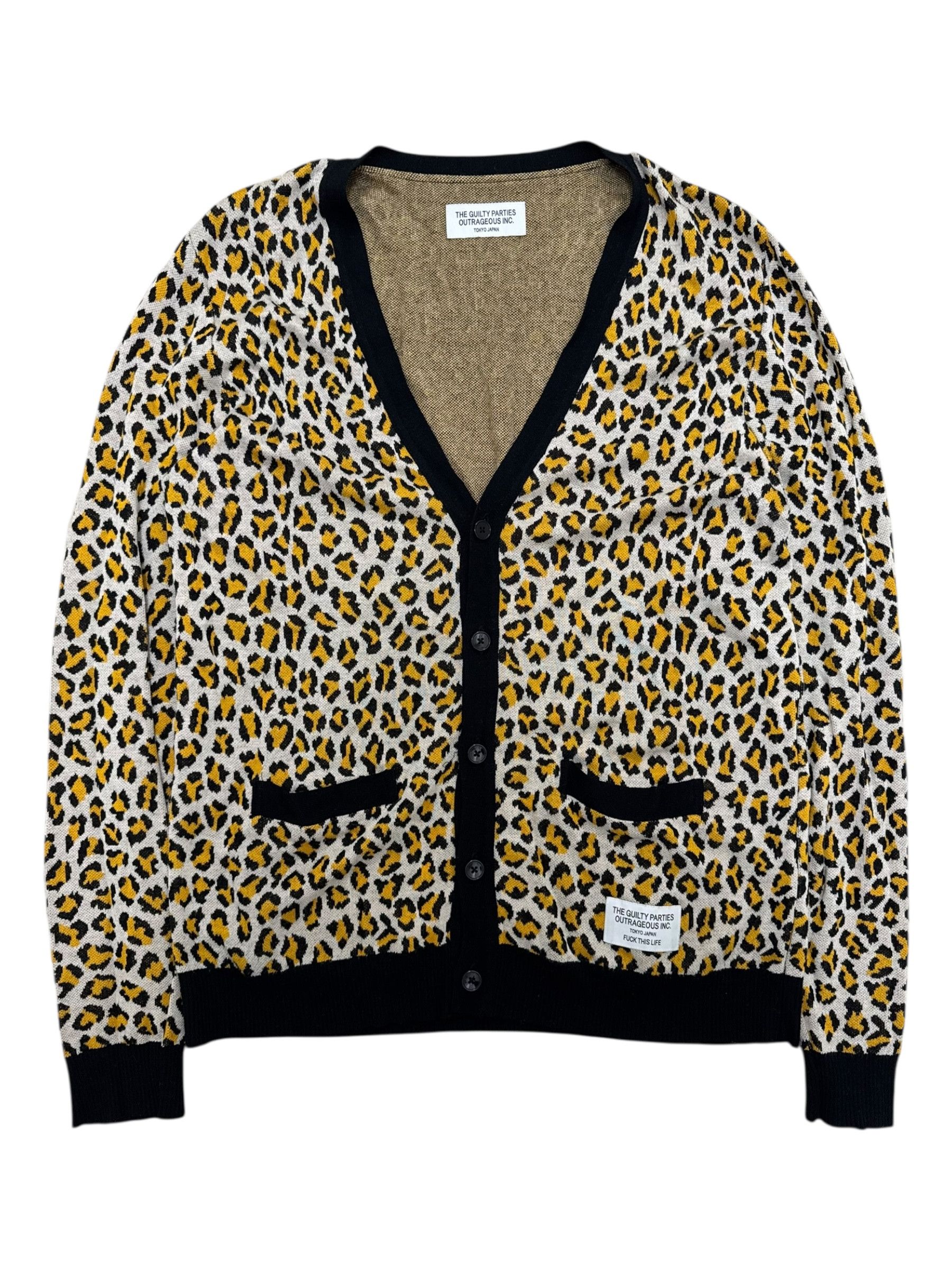 Wacko Maria WackoMaria Guiltyparties Purple Tiger Knit Sweater