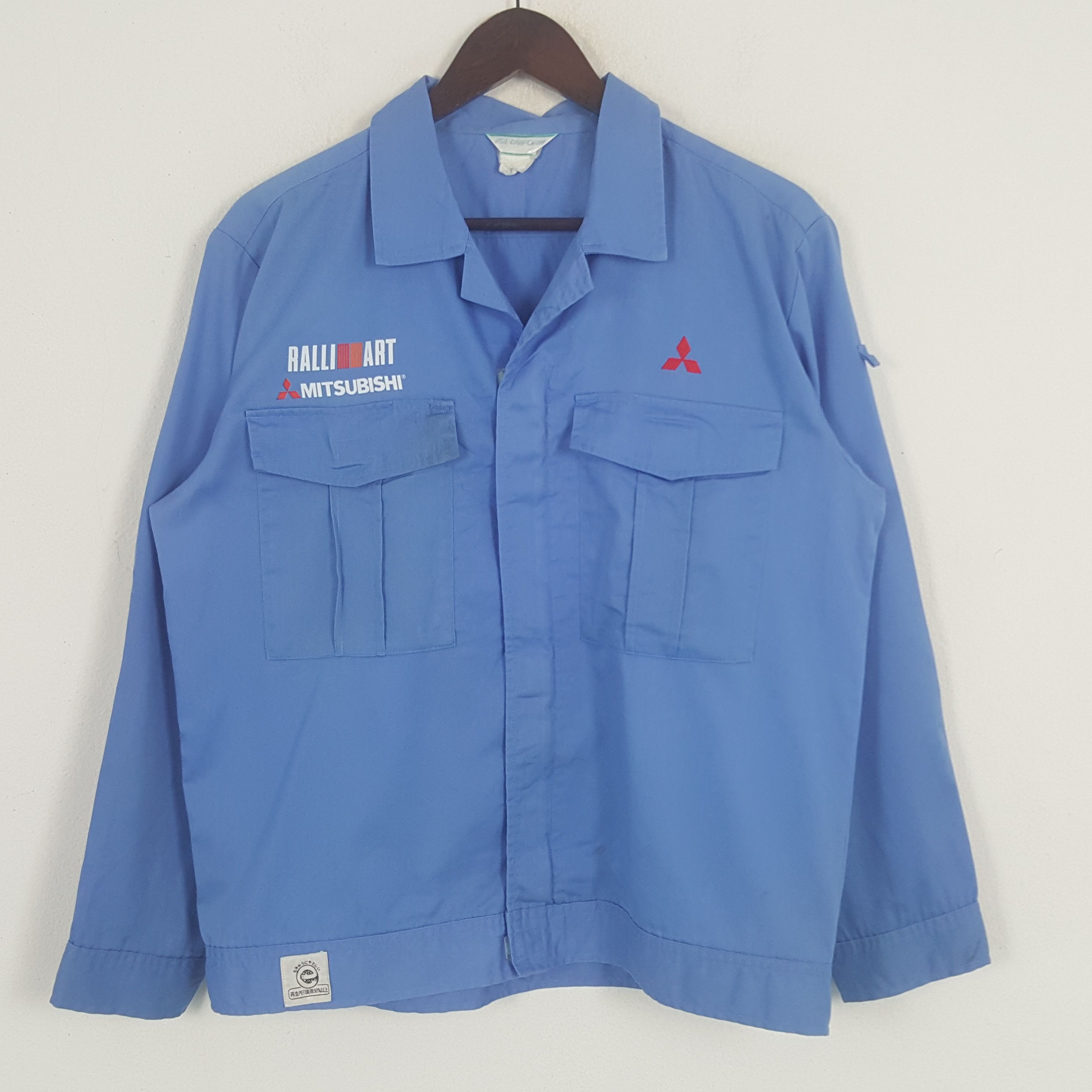 Japanese Brand × Vintage Vintage Mitsubishi Ralli Art Racing Team Custom Art Jacket Size US L / EU 52-54 / 3 - 3 Thumbnail