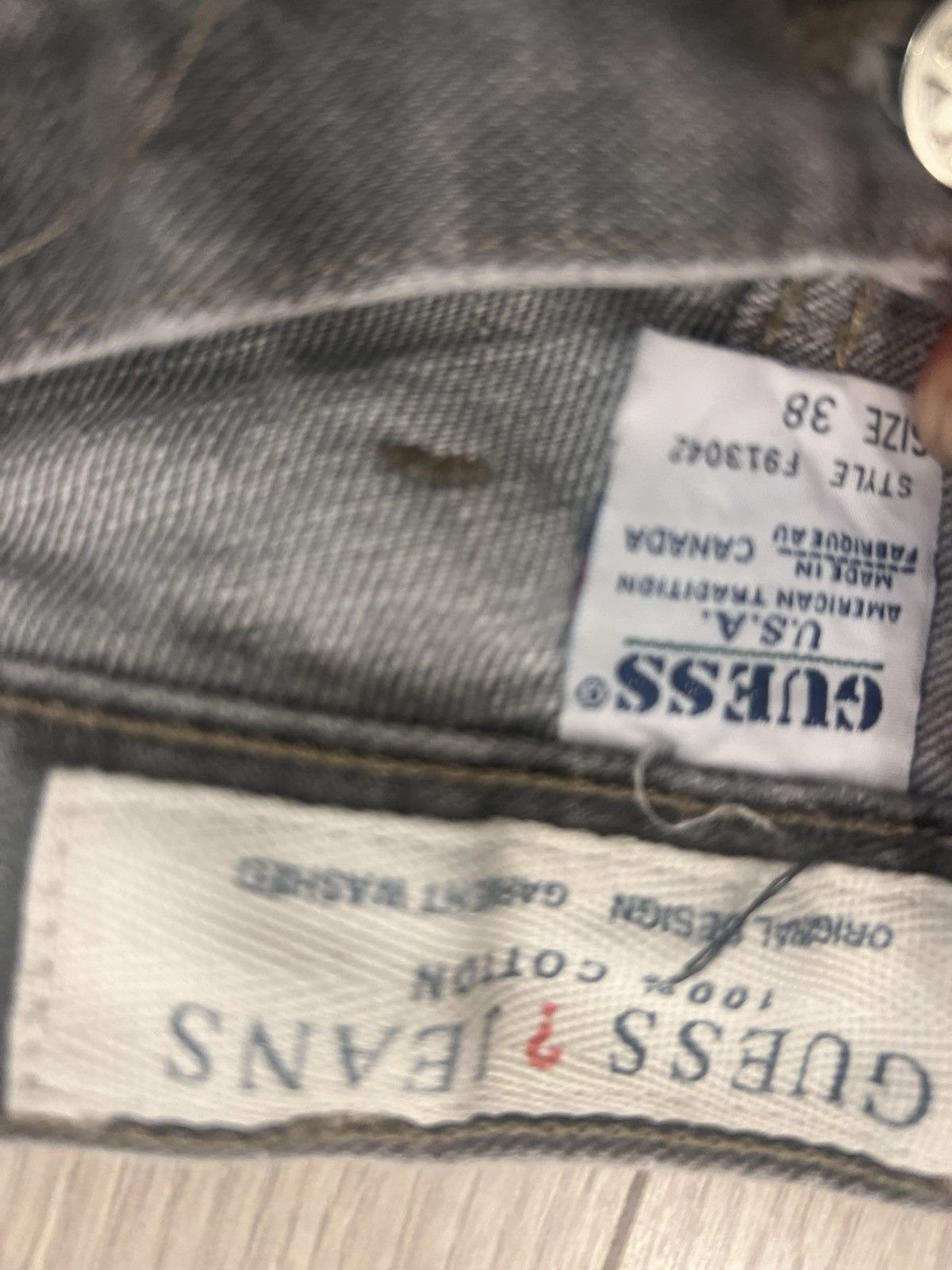 Guess Vintage 90s Guess Denim Jeans Pants Baggy Relaxed Fit Size US 38 / EU 54 - 3 Thumbnail