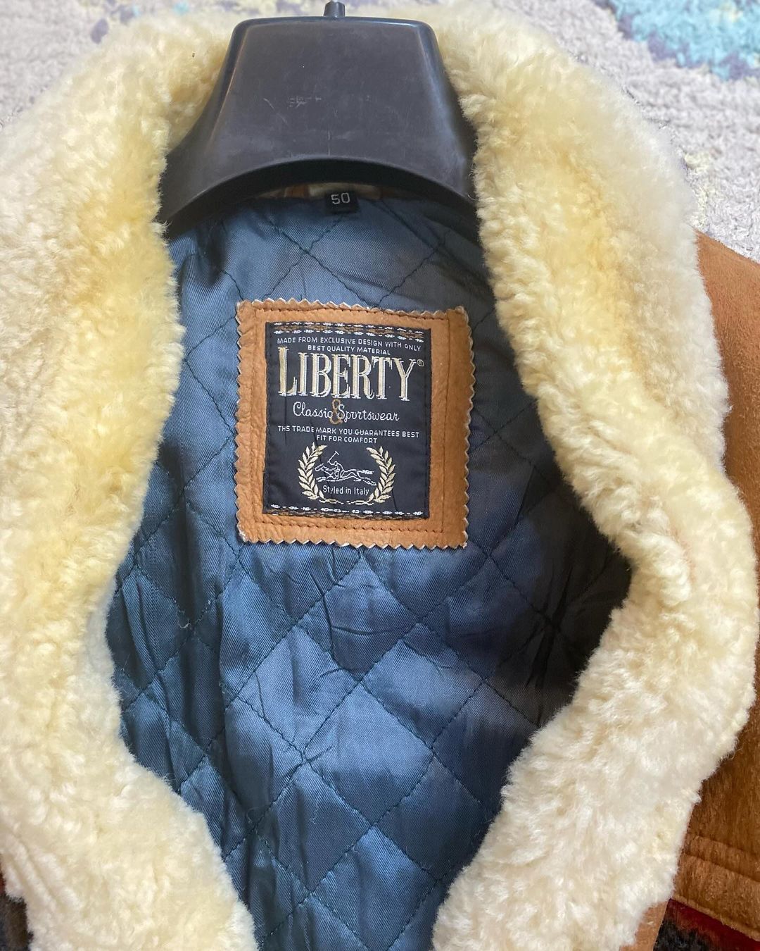 Vintage Liberty Italy Jacket men vintage 90 aztec coat navajo Size US L / EU 52-54 / 3 - 3 Thumbnail