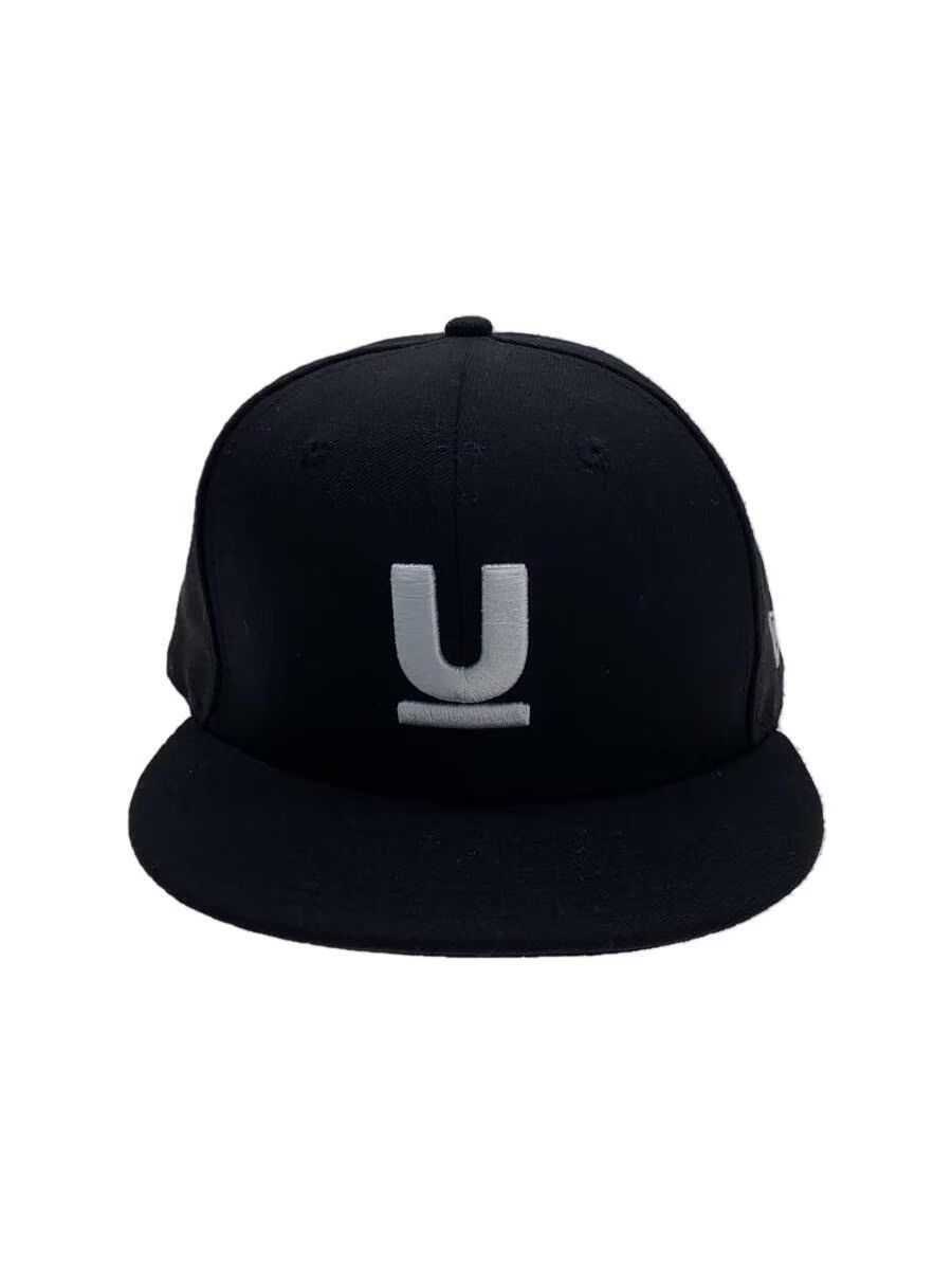 image of Undercover Embroidered U Logo Wool Cap in Black, Men's