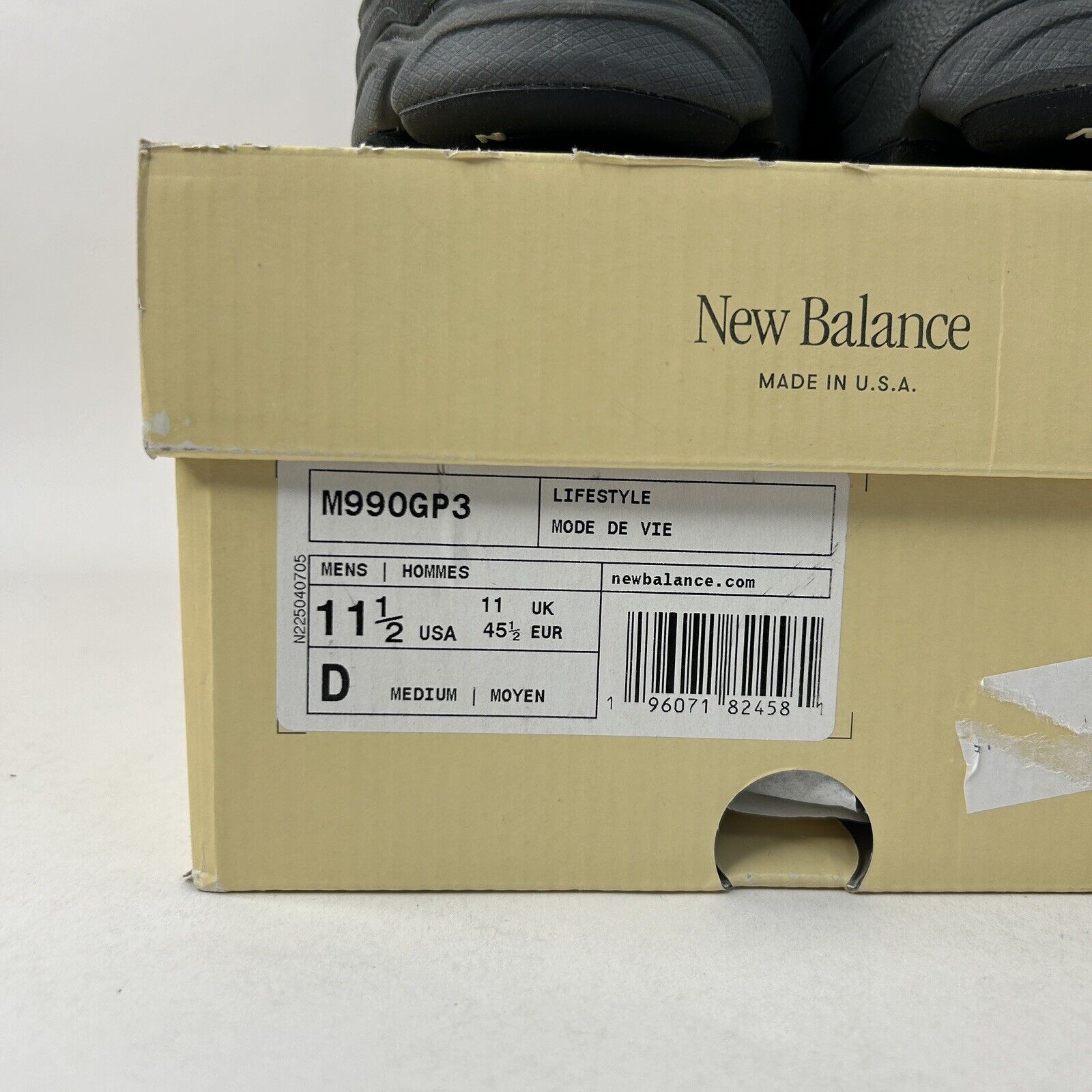 New Balance New Balance 990v3 X Teddy Saints “Green Purple” 2024 Size US 11.5 / EU 44-45 - 5 Thumbnail