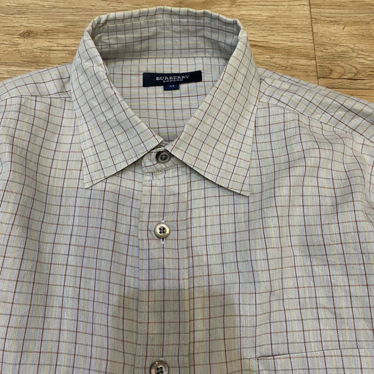 Burberry 1990s Burberry Black Label Plaid Button Ups Shirts Size US L / EU 52-54 / 3 - 3 Thumbnail