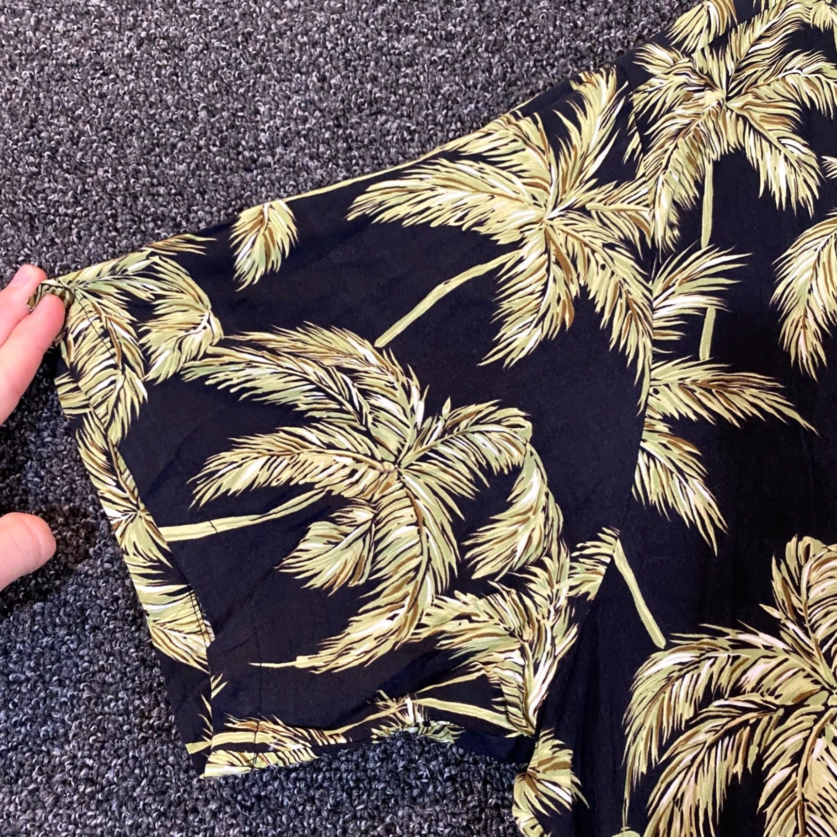 Vintage Kalaheo Shirt Mens XL Black Floral Hawaiian Button Up Tropical USA Size US XL / EU 56 / 4 - 3 Thumbnail