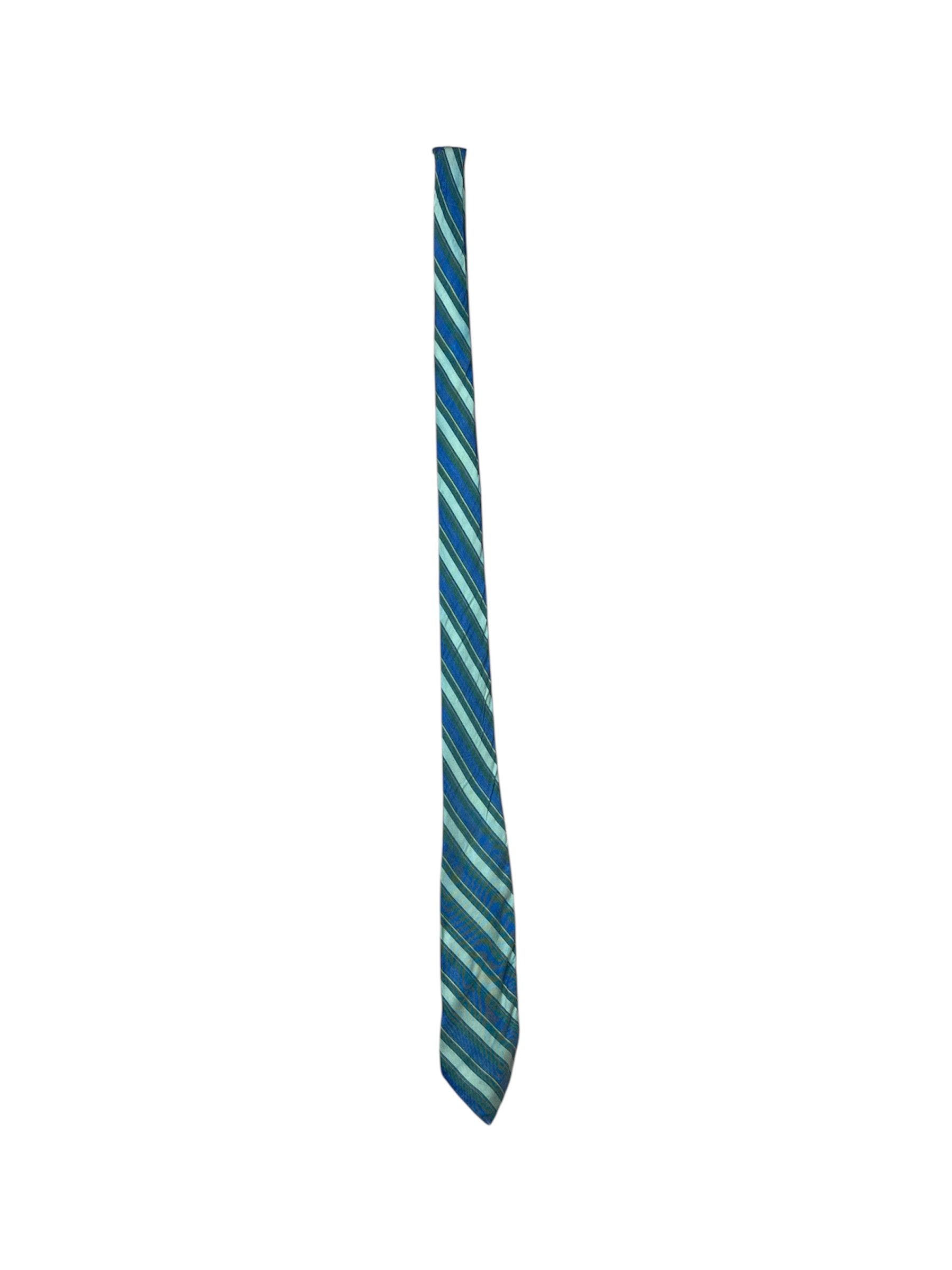 Ermenegildo Zegna Zegna Ermenegildo striped silk tie vintage luxury Size ONE SIZE - 1 Thumbnail