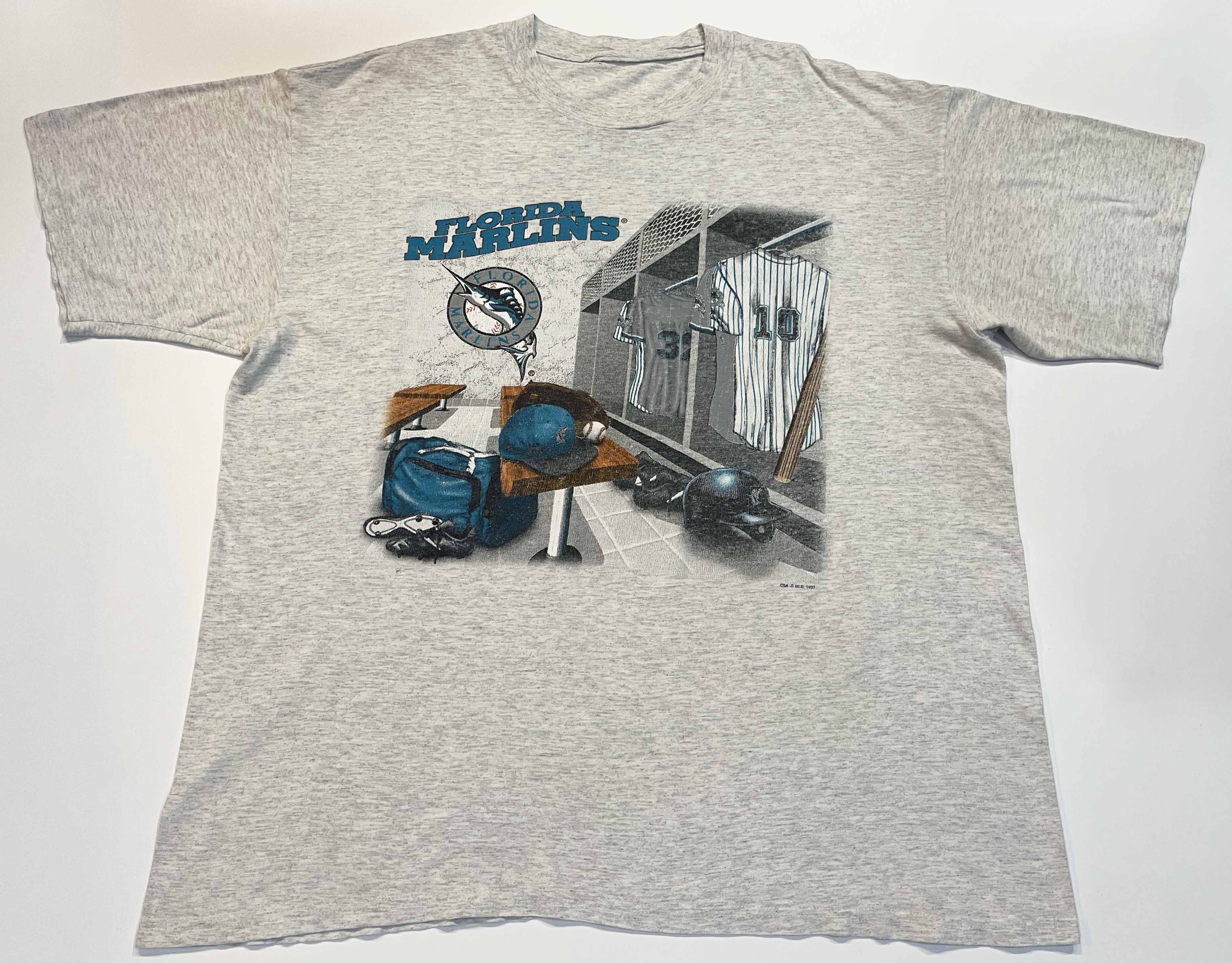 MLB × Vintage Vintage CSA 1997 MLB Florida Marlins Baseball T-Shirt Size US XL / EU 56 / 4 - 1 Thumbnail