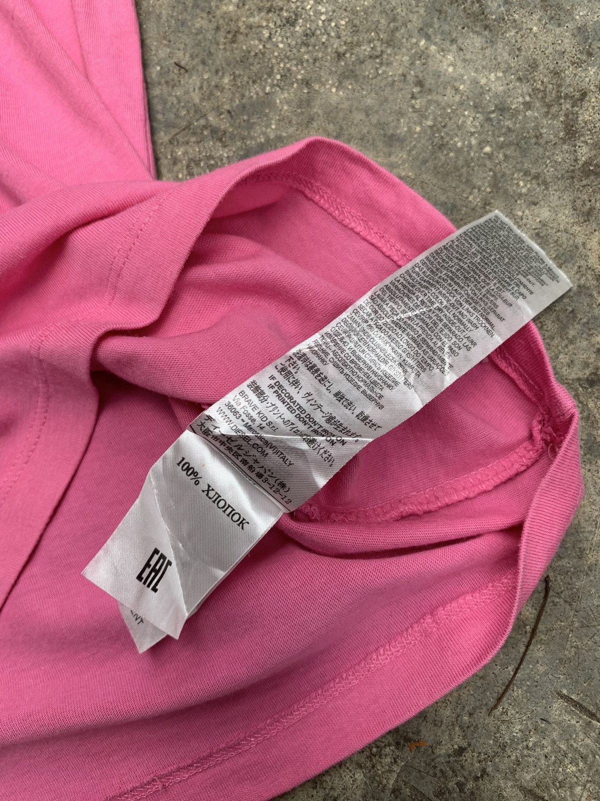 Diesel y2k Diesel Neck Ring Design Pink Top Tee Size S / US 4 / IT 40 - 9 Thumbnail