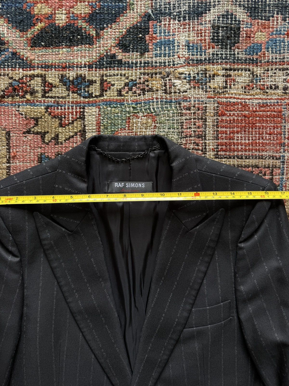 Raf Simons Pinstripe Limited Edition Suit Size 46R - 17 Thumbnail
