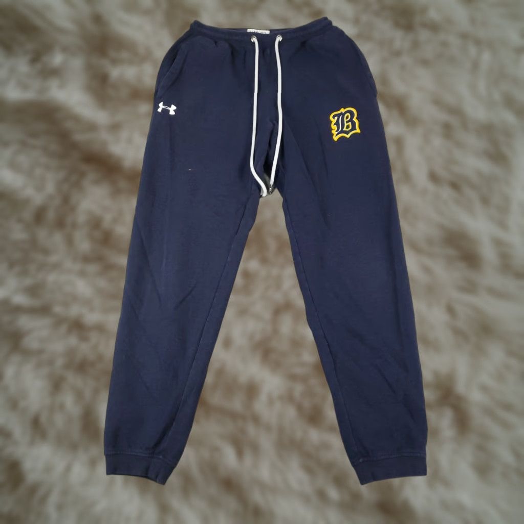 Under Armour Under Armour Pants Mens Small Blue Running Track Sweatpants Joggers Size US 29 - 1 Thumbnail