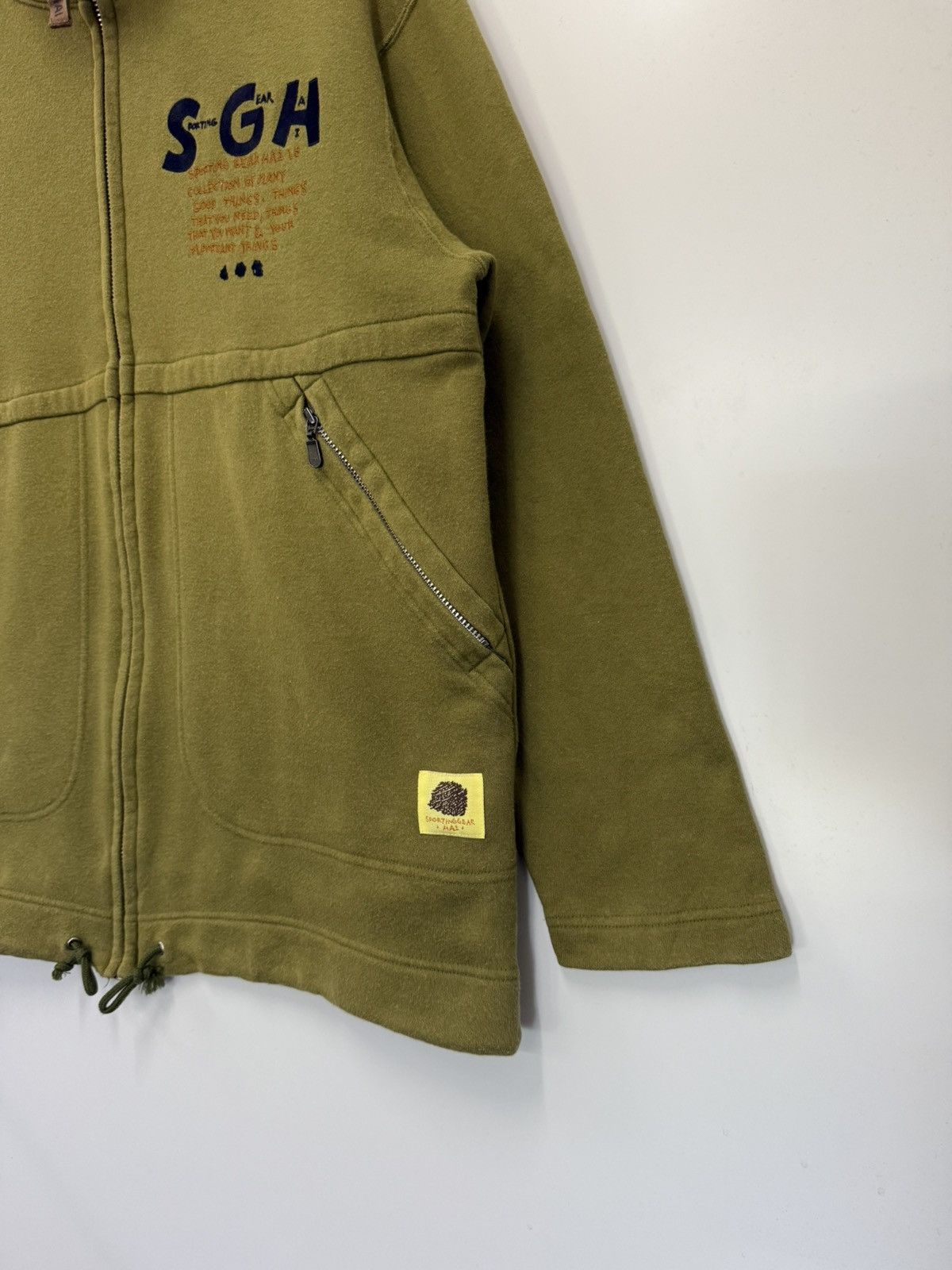 Hai Sporting Gear 🔥 VTG HAI SPORTING GEAR ISSEY MIYAKE SWEAT ZIPPER JACKET -M Size US M / EU 48-50 / 2 - 2 Thumbnail