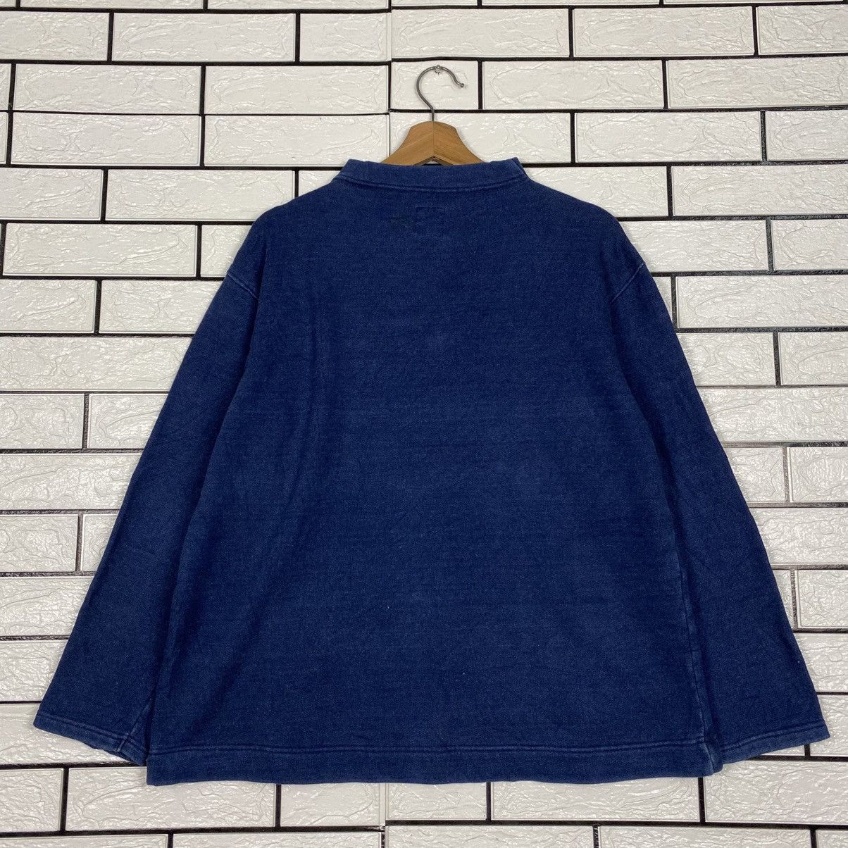 Issey Miyake Vintage Indigo Sweatshirt Hai Sporting Gear Issey Miyake Size US M / EU 48-50 / 2 - 9 Thumbnail