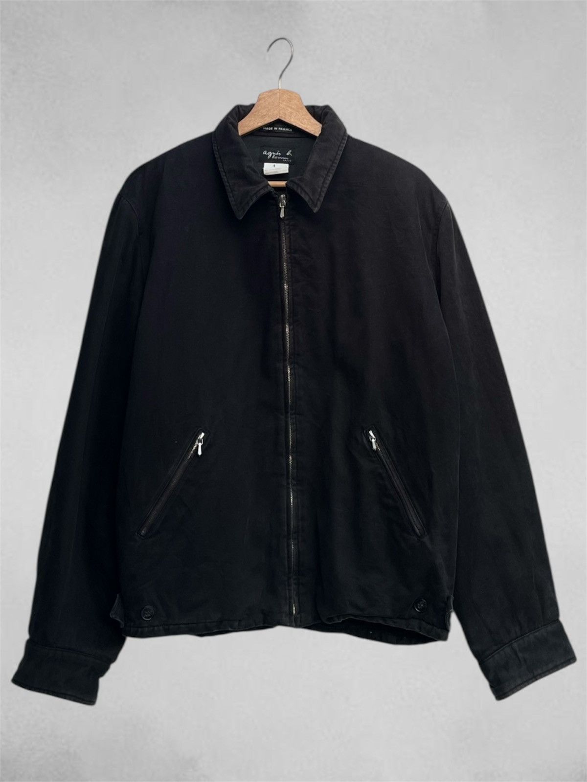 agnes b. 90s Agnes B. Homme Cotton Swing Jacket Made in France