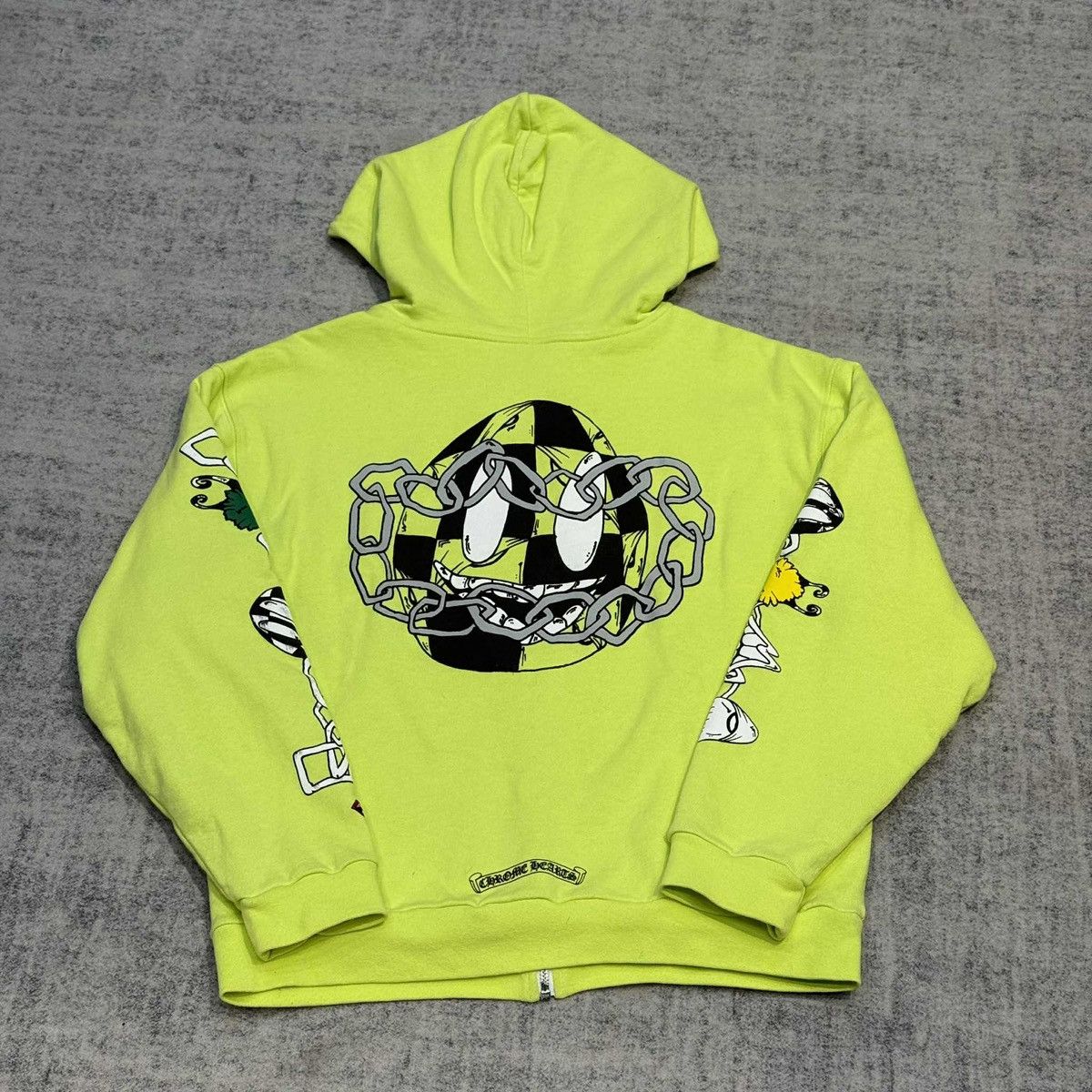 Chrome Hearts Chrome Hearts matty boy link zip hoodie lime green Size US S / EU 44-46 / 1 - 2 Thumbnail