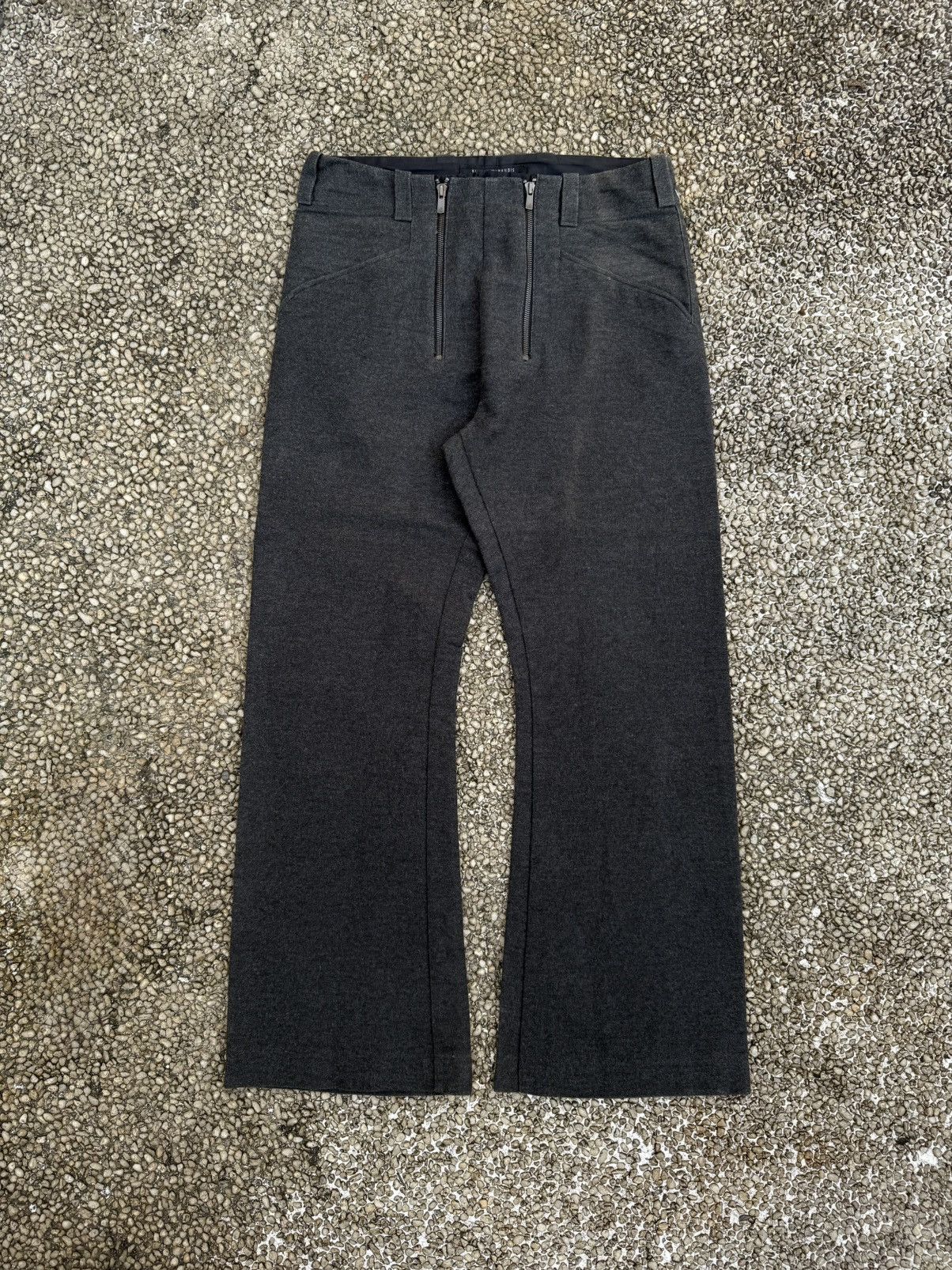 Kostas Murkudis 00's Archival Kostas Murkudis Dual-Flap Wool Trousers Size US 33 - 1 Thumbnail