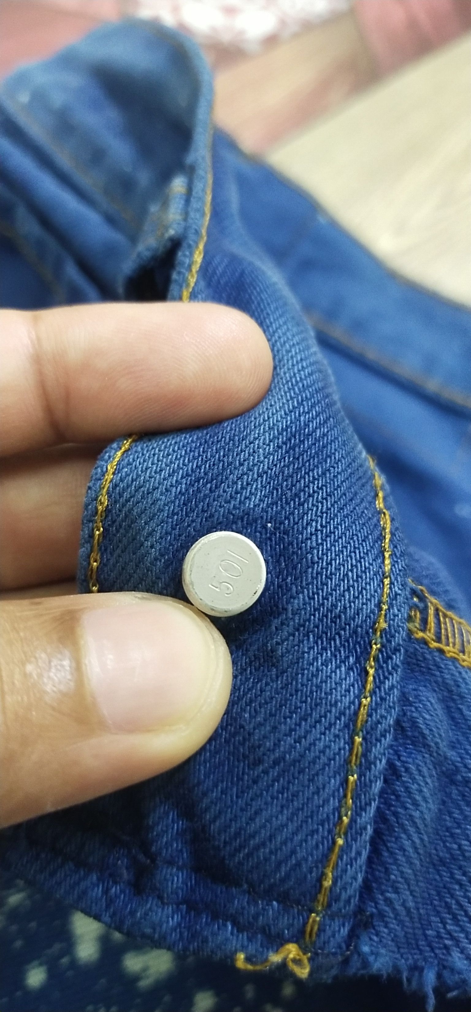 Levi's FINAL DROP RARE VINTAGE LEVIS 501 Size US 30 / EU 46 - 6 Thumbnail