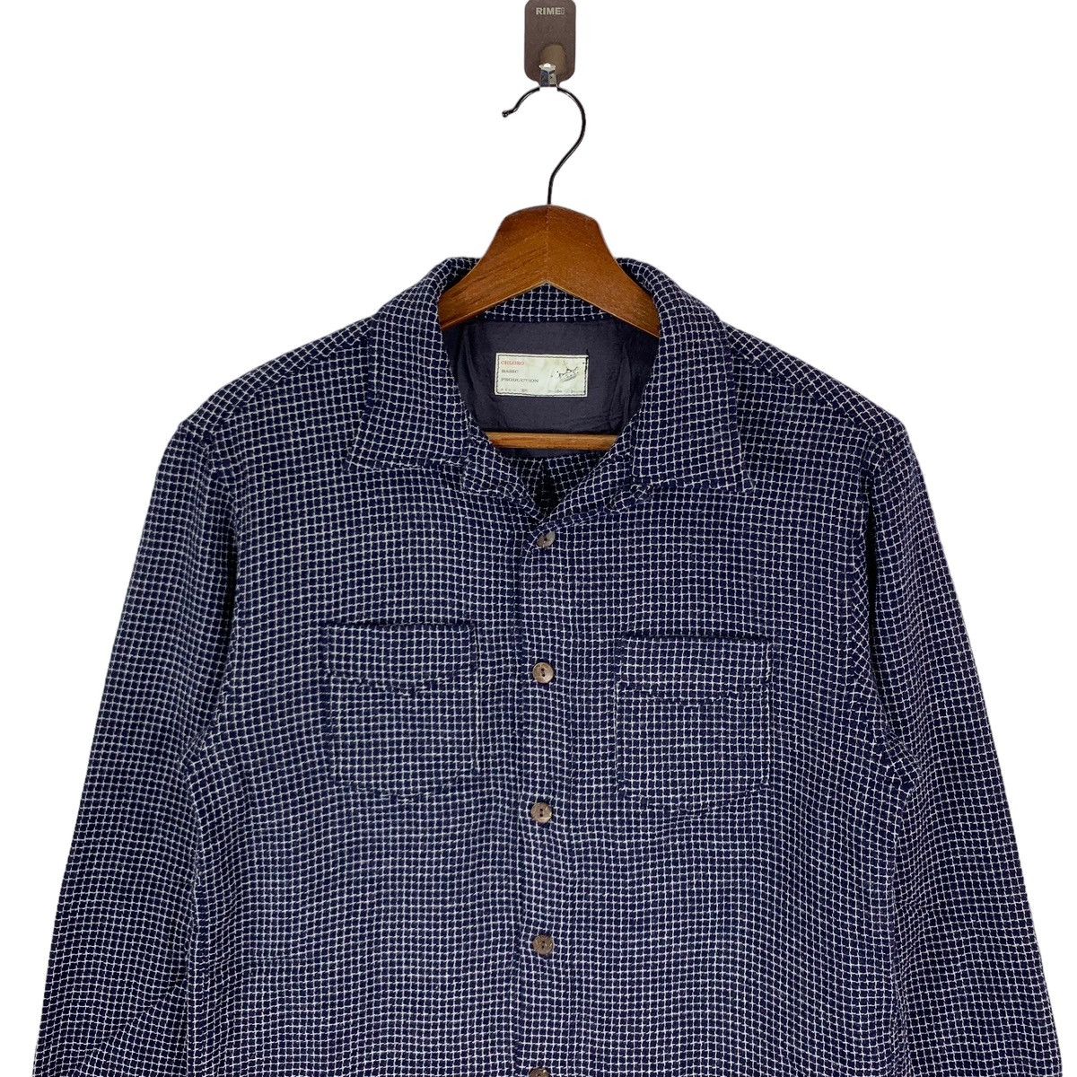 Vintage VINTAGE CHLORO BASIC PRODUCTION BUTTON SHIRT Size M / US 6-8 / IT 42-44 - 4 Thumbnail