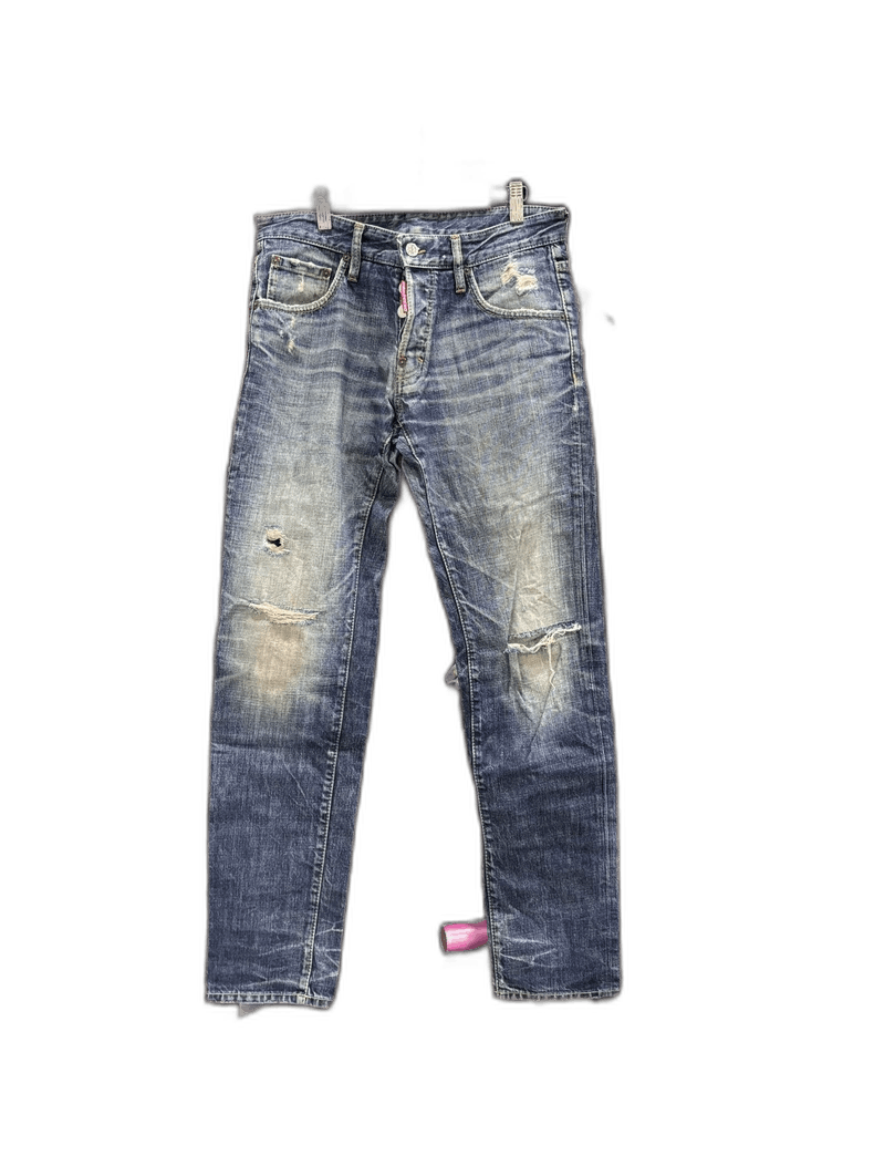Dsquared2 Dsquared2 Low-Rise Slim Fit Denim Jeans Size US 44 / EU 60 - 1 Thumbnail