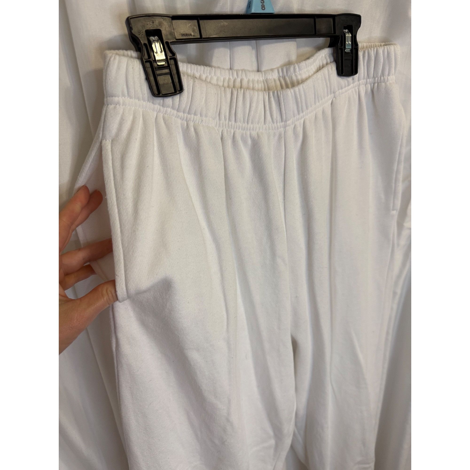 Garage Garage White Jogger Sweatpants Cotton Blend Elastic Waistban Size 27" / US 4 / IT 40 - 2 Thumbnail