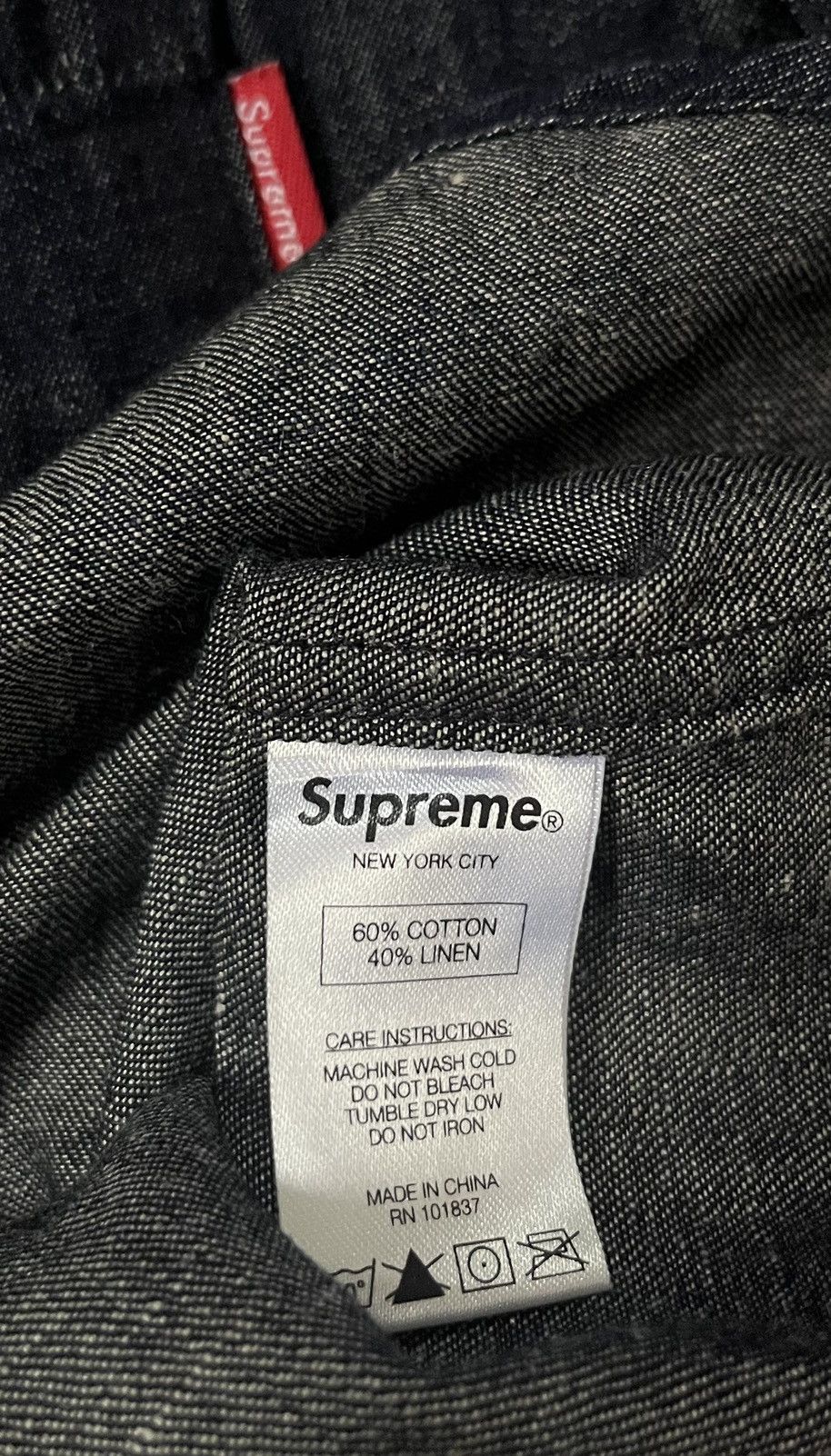 Supreme Supreme ss14 button down denim shirt Size US M / EU 48-50 / 2 - 5 Thumbnail