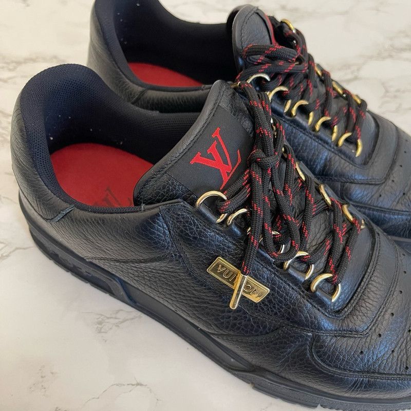 Louis Vuitton Louis Vuitton Stylish Black and Gold Trainers -2508 Size US 7.5 / EU 40-41 - 7 Thumbnail