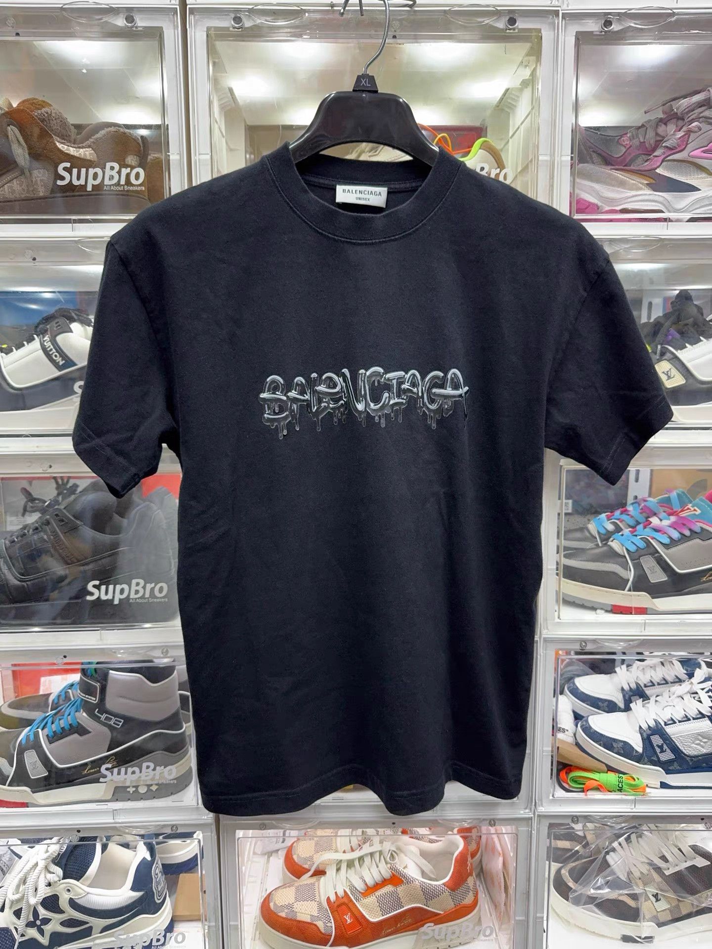 Balenciaga Balenciaga Jelly Logo Print Short Sleeve T-shirt Size US XS / EU 42 / 0 - 1 Thumbnail