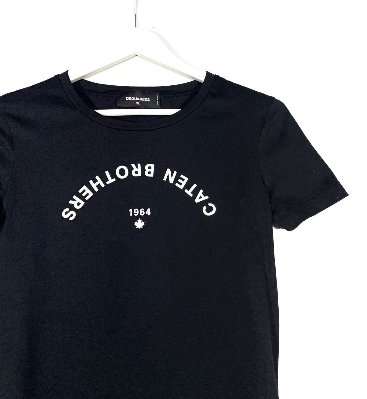 Designer × Dsquared2 Dsquared2 Women T-Shirt Big Logo Mercerized Cotton Size XL Size M / US 6-8 / IT 42-44 - 2 Thumbnail
