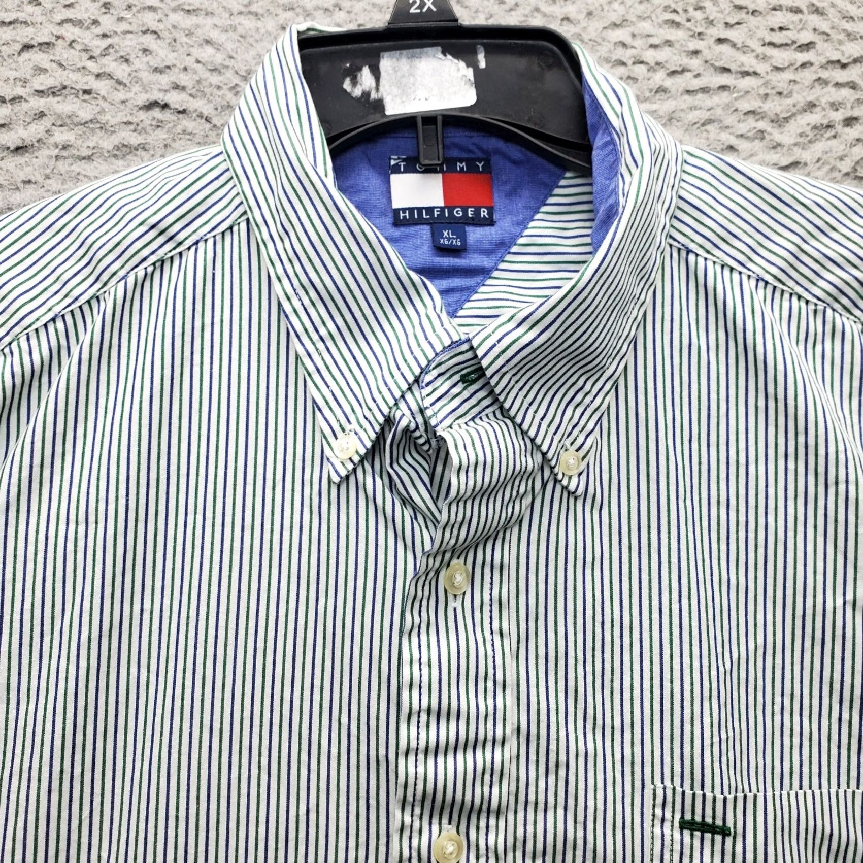 Tommy Hilfiger Tommy Hilfiger Shirt Mens XL Multicolor Striped Long Sleeve Collared Button Down Size US XL / EU 56 / 4 - 4 Thumbnail