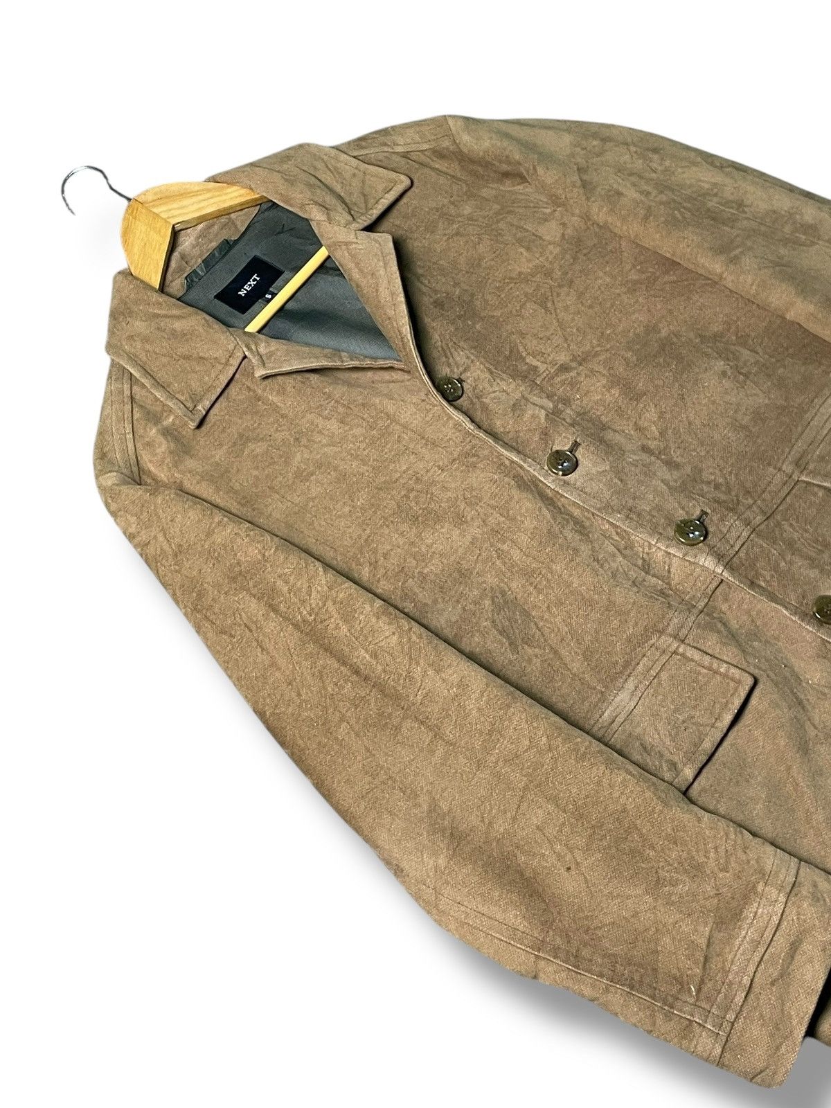 Japanese Brand × NEXT Next Brand Men’s Suede Leather Coat (58) Size US S / EU 44-46 / 1 - 3 Thumbnail