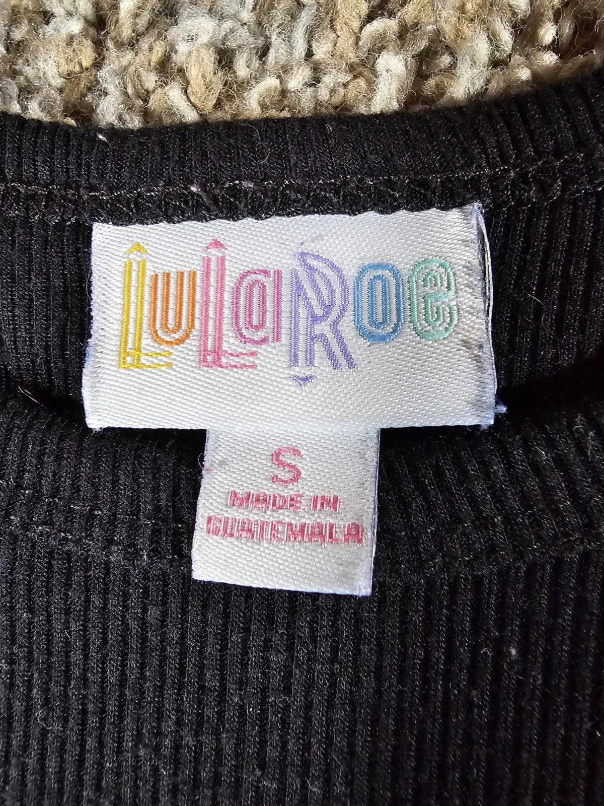 Other Lularoe Small Black Long Sleeve Shirt Size S / US 4 / IT 40 - 4 Thumbnail
