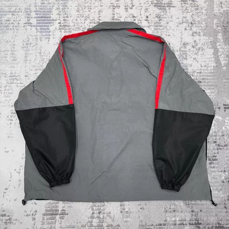 Balenciaga Balenciaga Three-Color Patchwork Logo Nylon Windbreaker Size US S / EU 44-46 / 1 - 2 Thumbnail