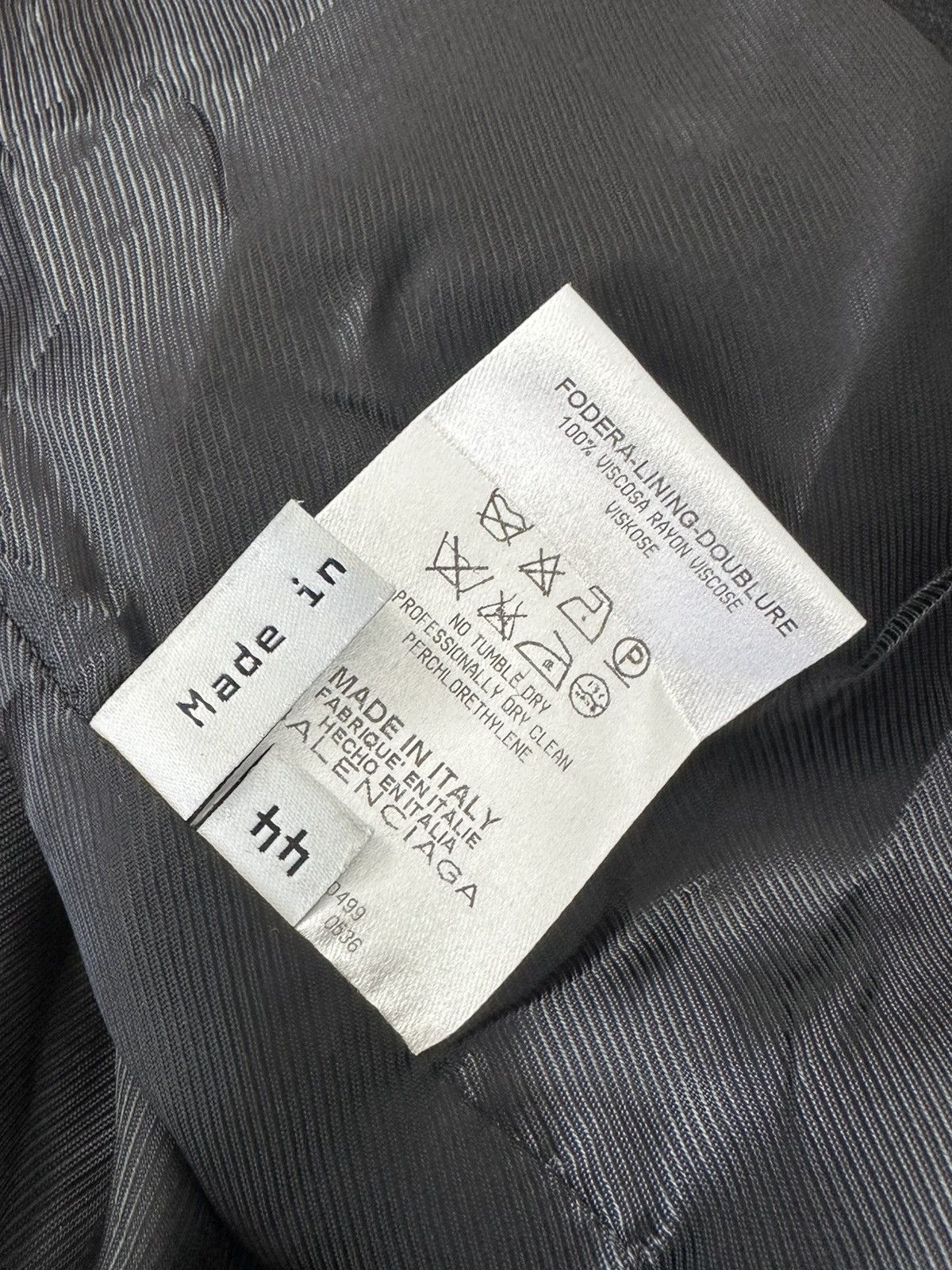 Balenciaga Balenciaga Black Wool Double Breasted Jacket 2007 Brass Size US L / EU 52-54 / 3 - 15 Thumbnail