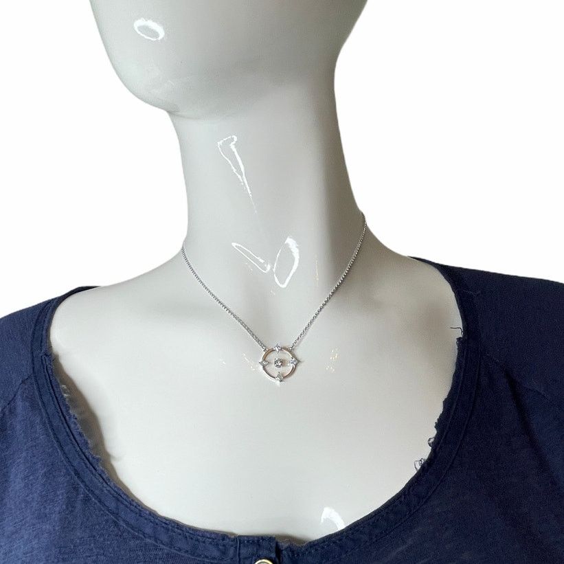 Swarovski swarovski North necklace White, Rhodium plated Size ONE SIZE - 3 Thumbnail