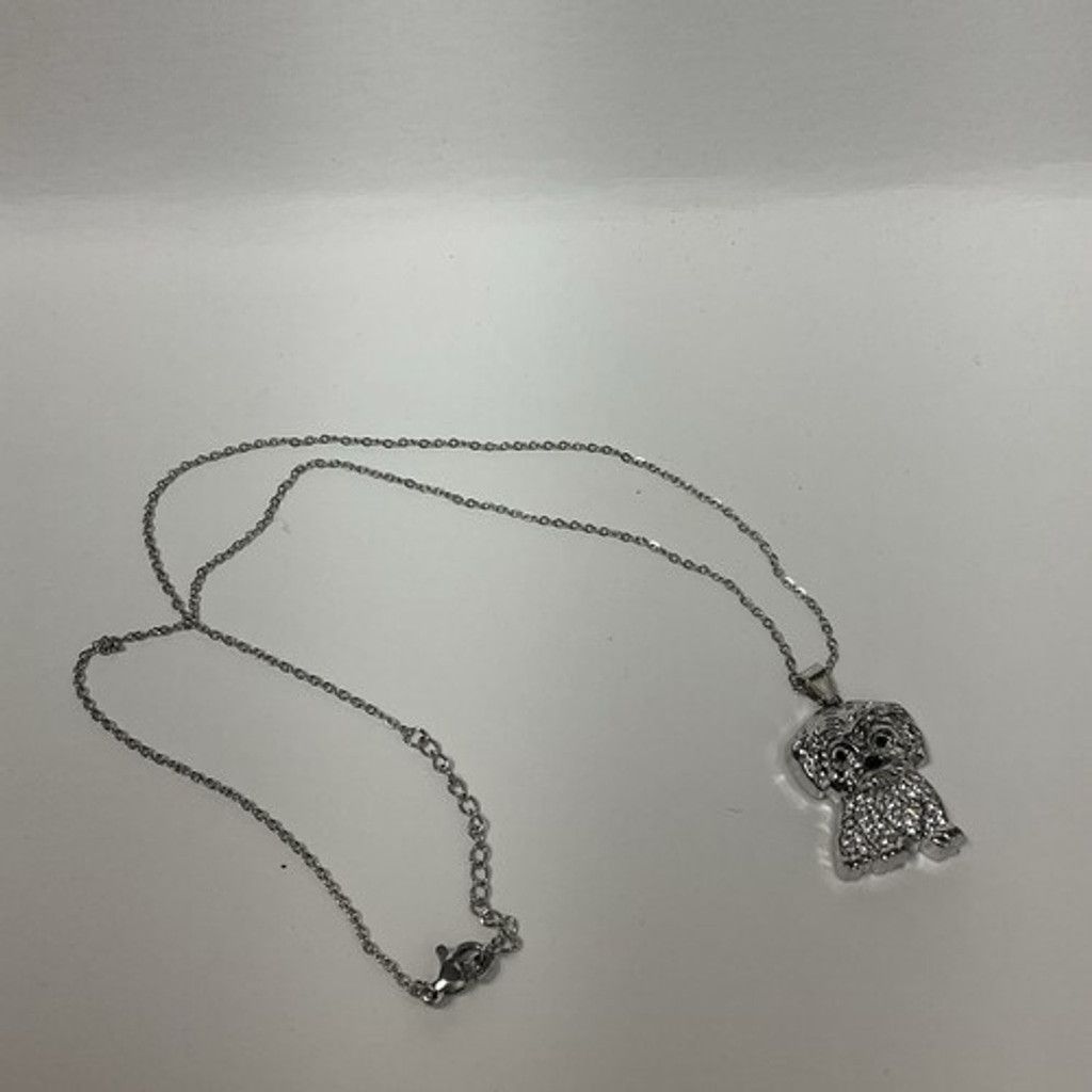 The Unbranded Brand NWT Silver Tone Necklace Maltese CharmPet Puppy Jewelry Gift Size ONE SIZE - 6 Thumbnail