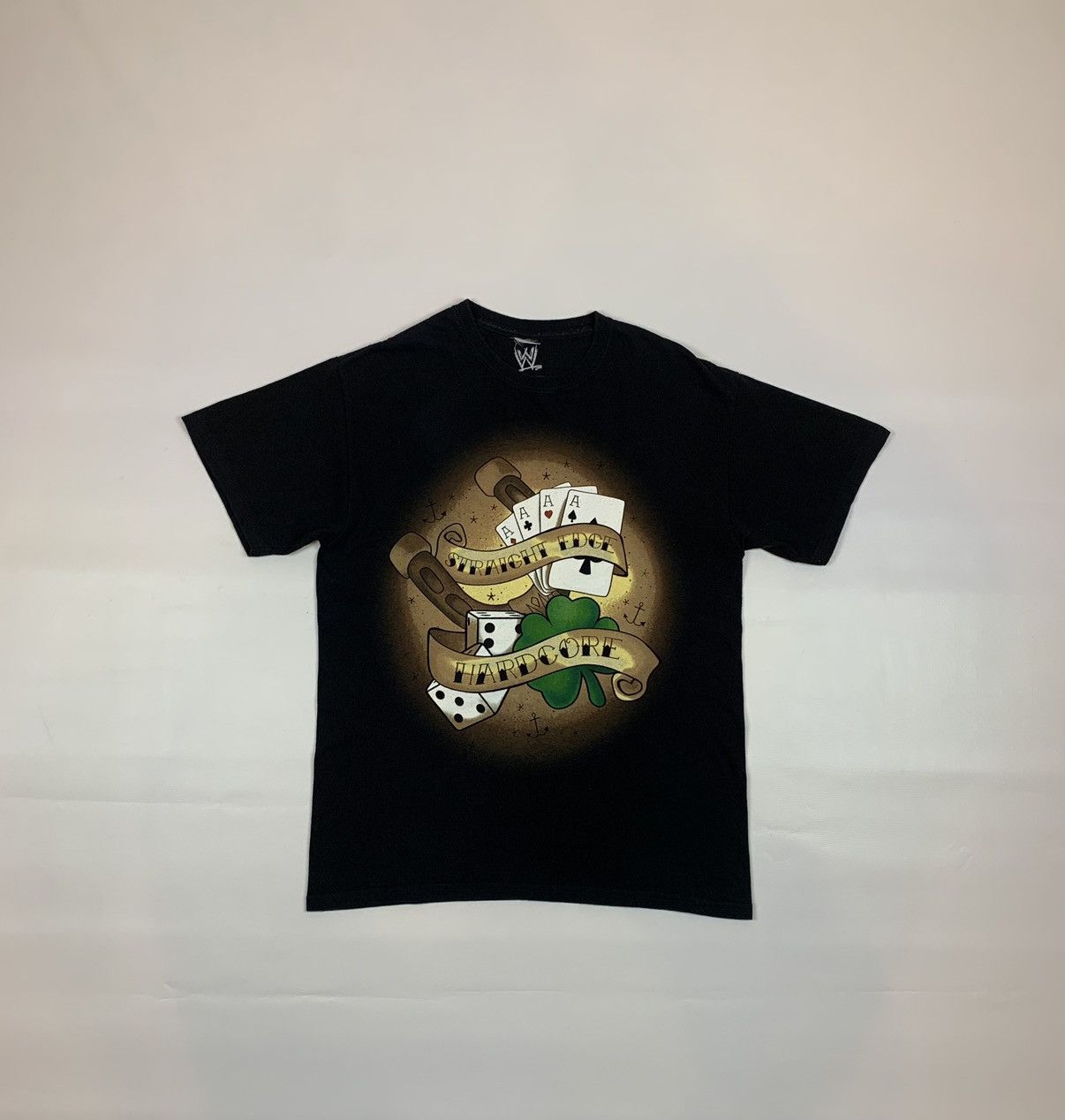 T-shirt Enfant Catch WWE CM Punk - Taille Youth M, Neuf Avec étiquettes, Motif "READ AD"