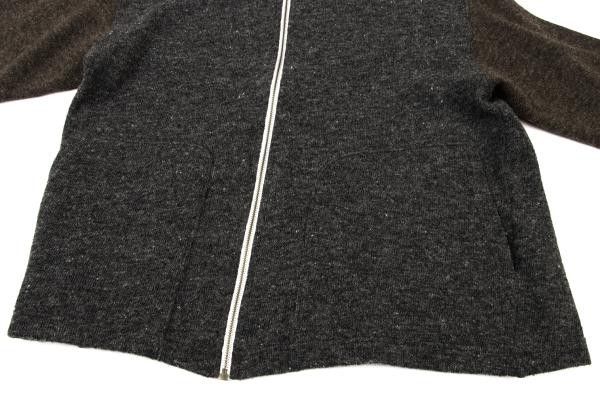 Comme des Garcons Homme Plus Sweater Bicolor zip-up knit blouson Size US M / EU 48-50 / 2 - 5 Thumbnail