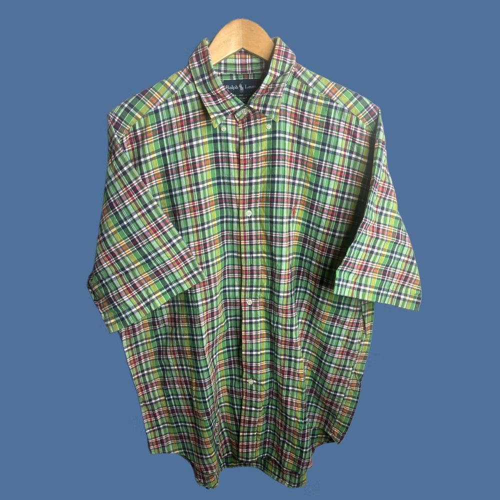 Ralph Lauren Ralph Lauren Shirt Mens Large Green Madras Plaid Button Down Blake Size US L / EU 52-54 / 3 - 1 Thumbnail