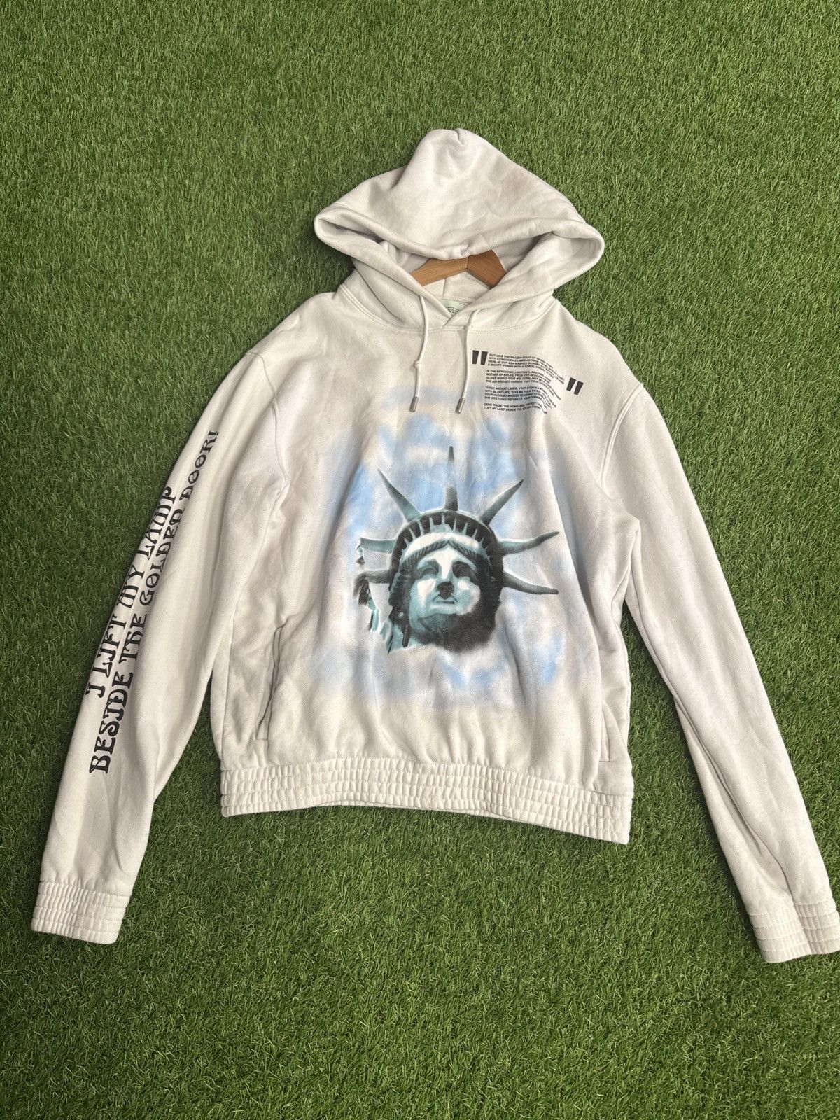 Off-White OFF-WHITE STATUE OF LIBERTY HOODIE Size US L / EU 52-54 / 3 - 1 Thumbnail