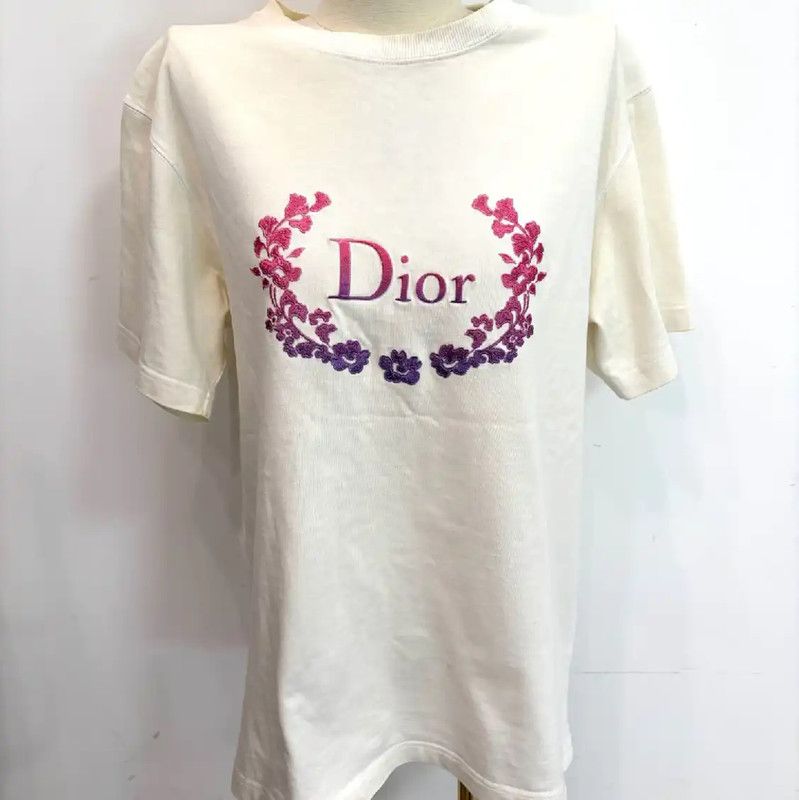 Dior Dior Summer Short Sleeve T-Shirt for Women 0089 Size S / US 4 / IT 40 - 1 Thumbnail