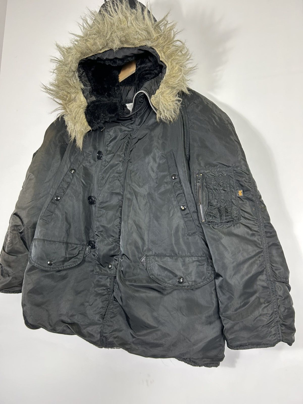 Alpha Industries ⚡️Vintage Y2K Alpha Industries Extreme Cold N-3B Parka Jacket Size US M / EU 48-50 / 2 - 3 Thumbnail