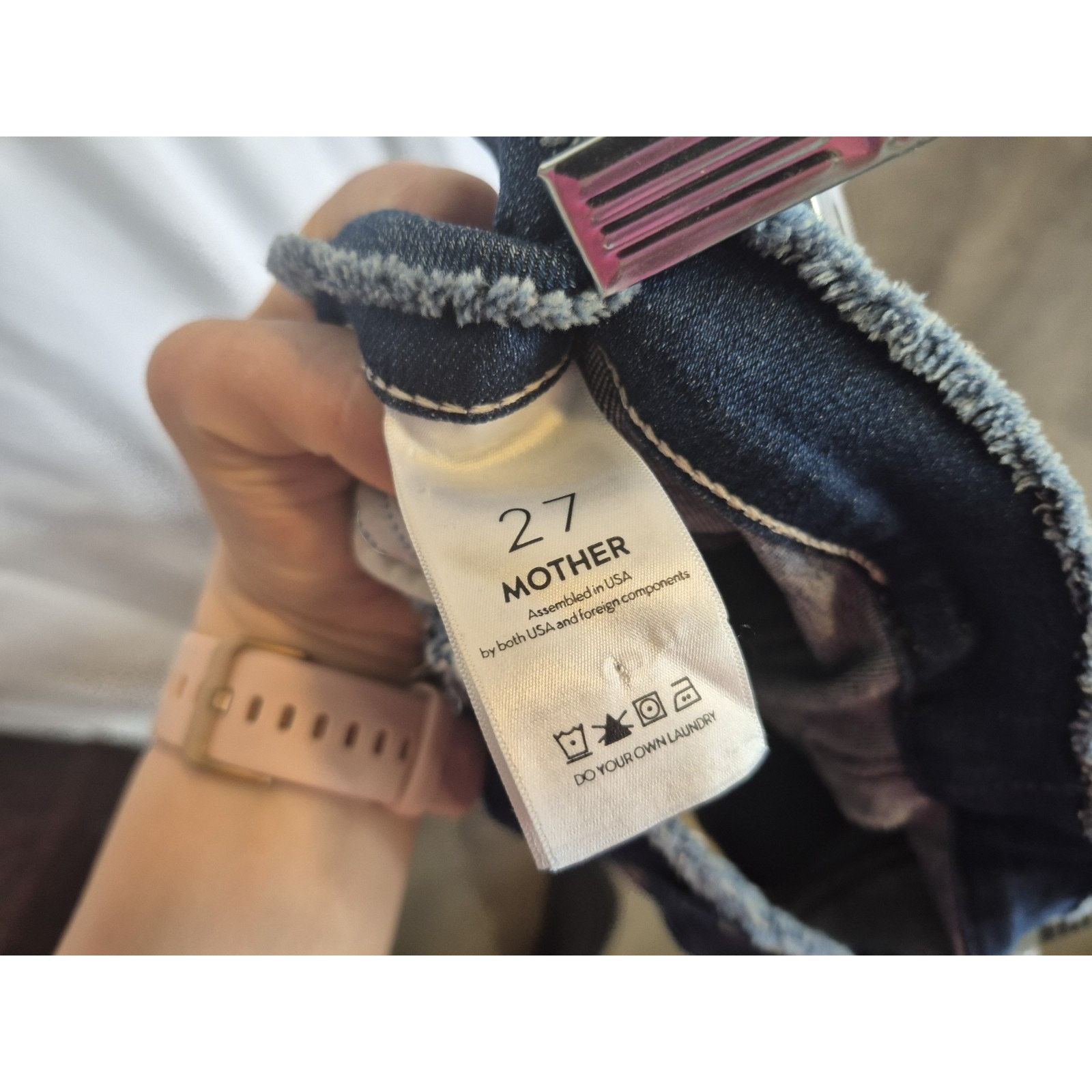 Other Mother The Double Fray Vagabond Take the Edge Off Jeans 27 Size 27" / US 4 / IT 40 - 10 Thumbnail