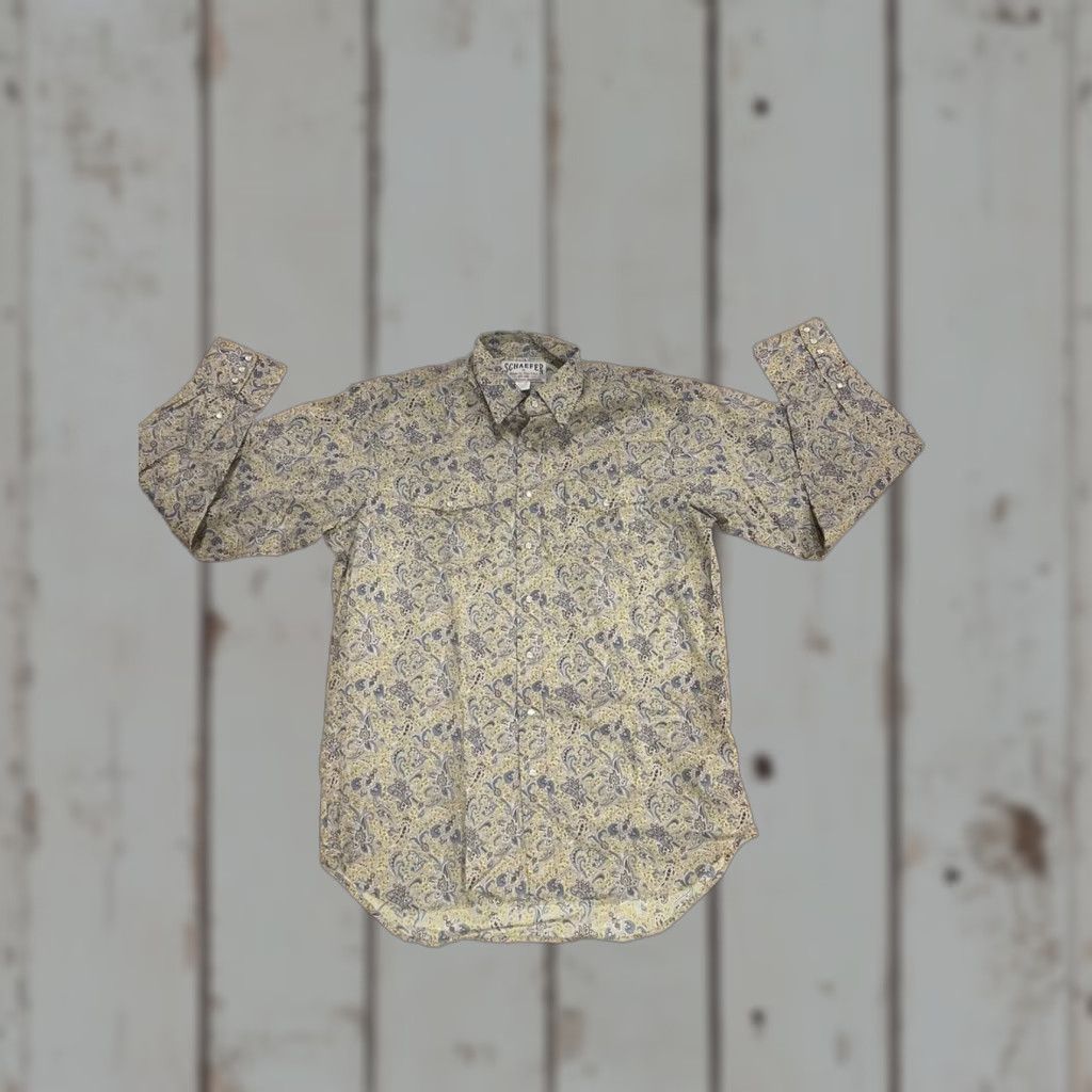 X-LARGE Vintage Schaefer Western Pearl Snap Shirt XL Bandana Print USA HTF! User: Vintage Schaefer Western Pearl Snap Shirt XL Bandana Print USA HTF! Size US XL / EU 56 / 4 - 1 Thumbnail