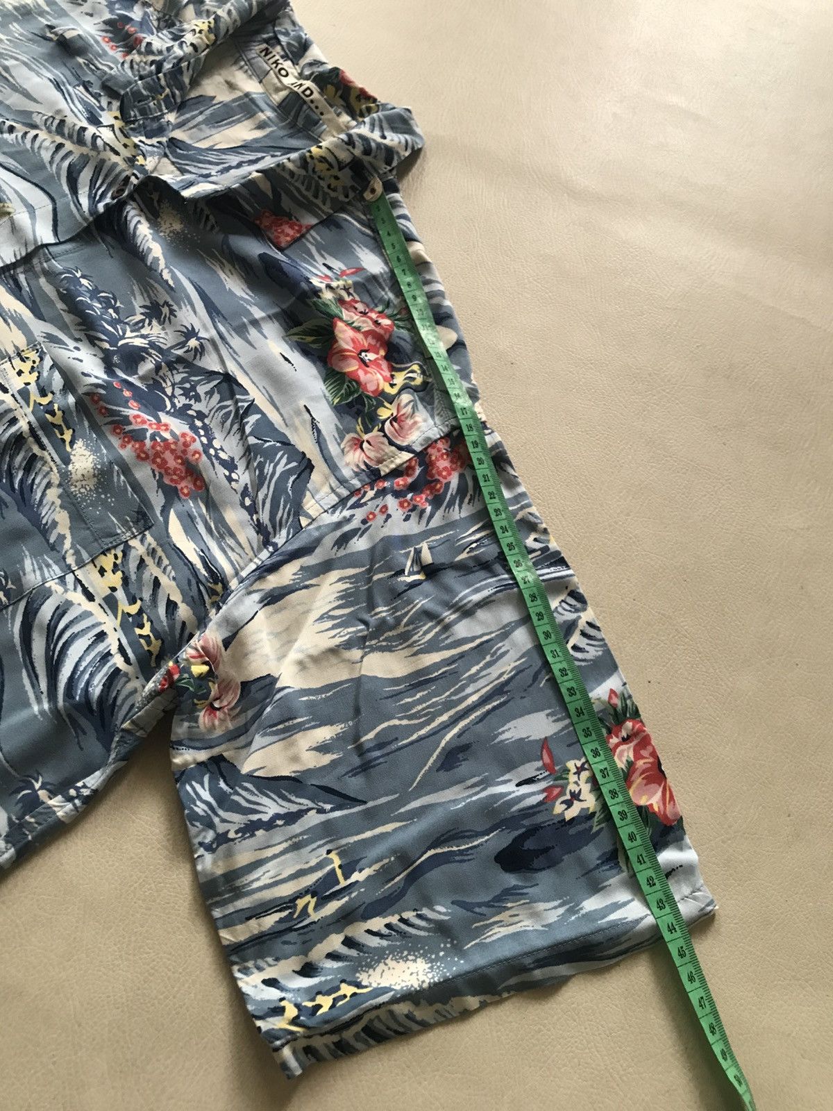 Issey Miyake × Japanese Brand 🇯🇵Niko And by Issey Miyake Hawaian Shirt Size US L / EU 52-54 / 3 - 4 Thumbnail