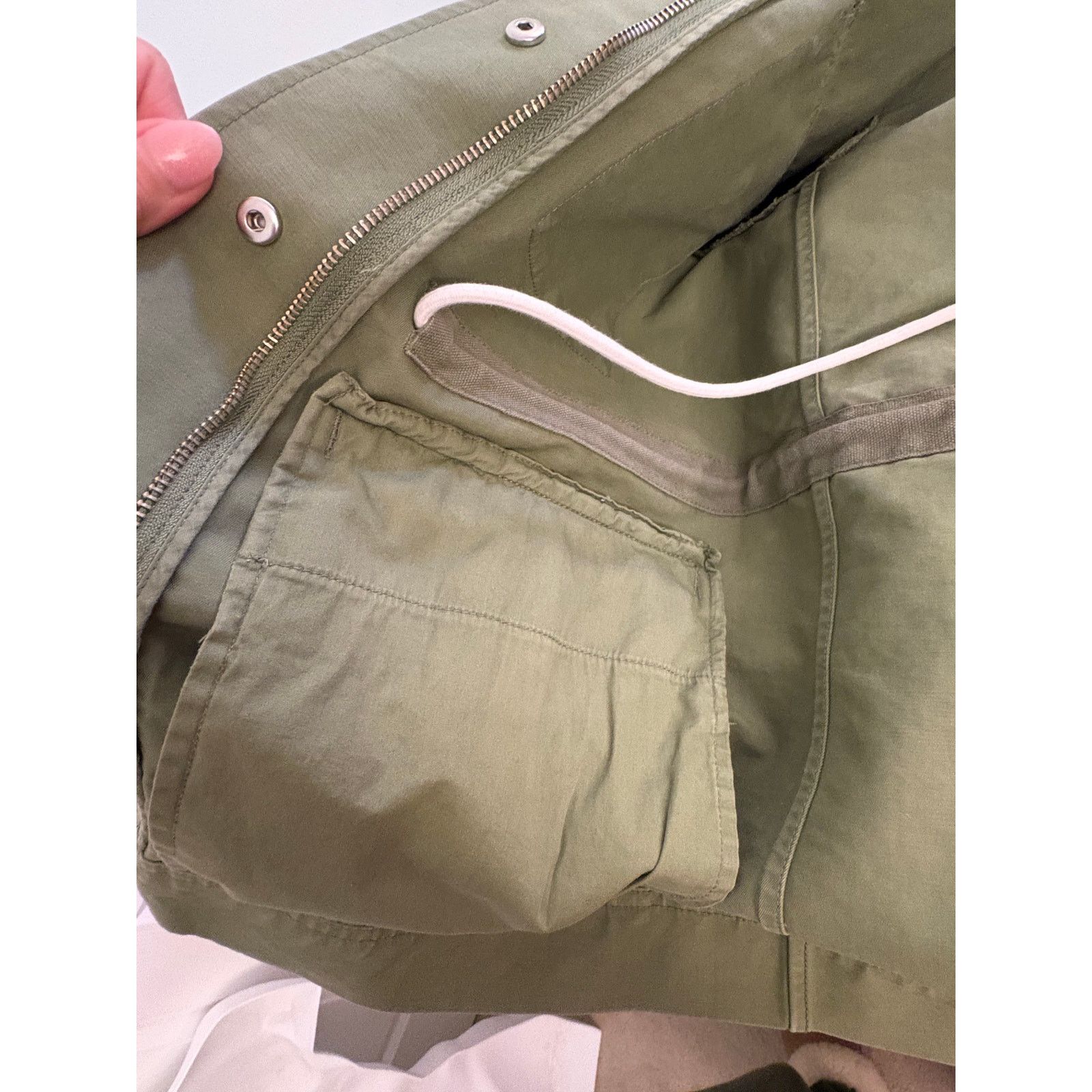 Everlane Everlane Olive Green Cotton Field Jacket Size Medium Size M / US 6-8 / IT 42-44 - 6 Thumbnail