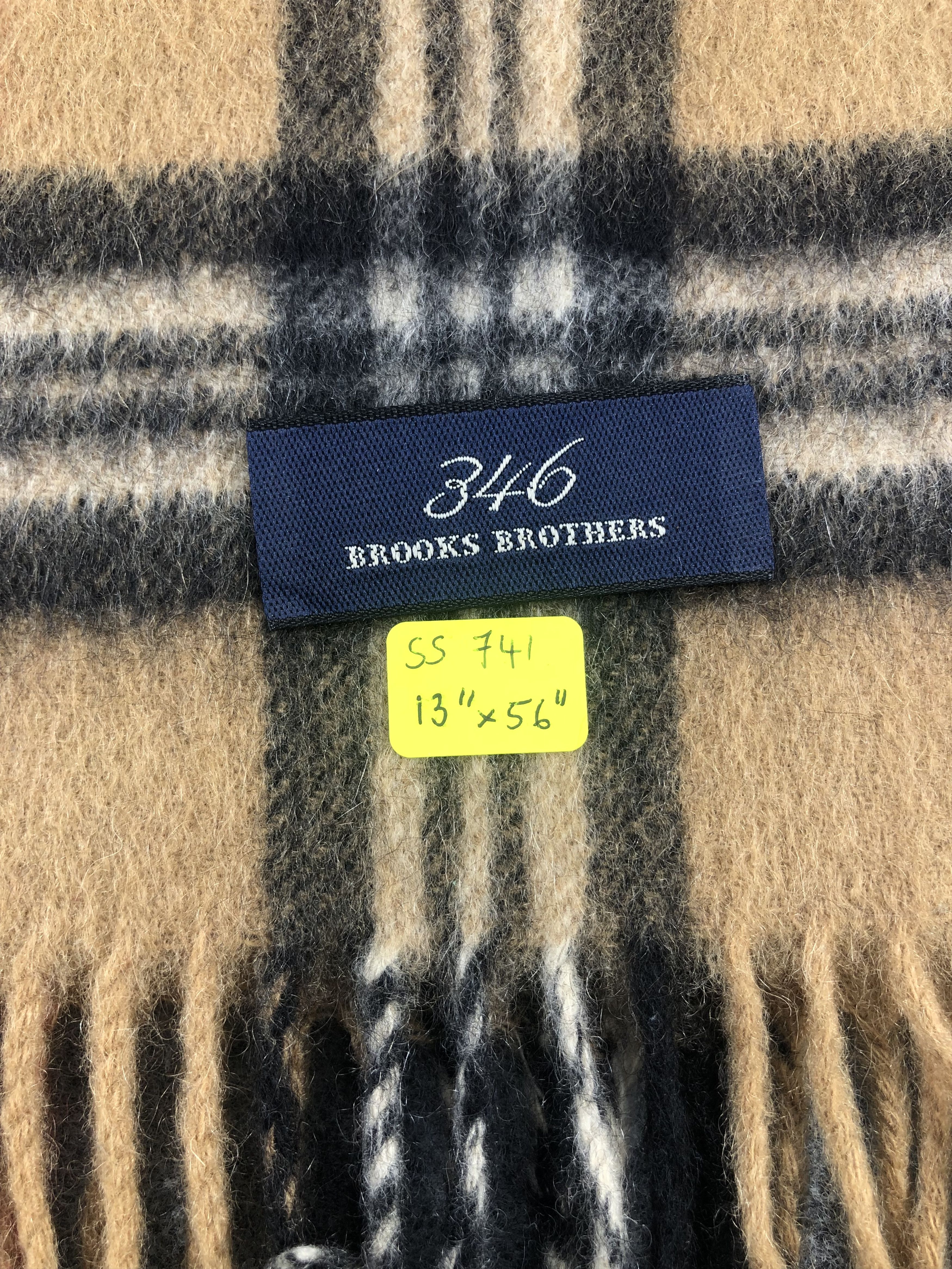 Brooks Brothers Brooks Brothers Cashmere Scarf / Muffler / Neckwear Size ONE SIZE - 4 Thumbnail