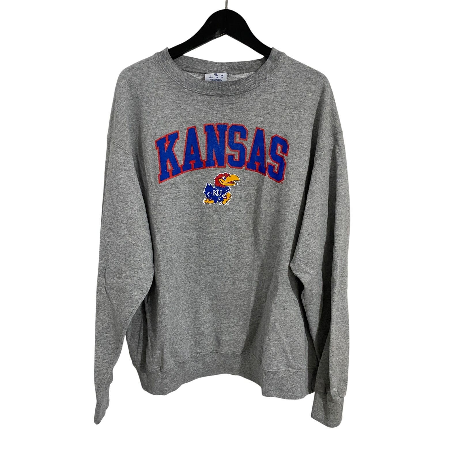 Champion Kansas Jayhawks College Crewneck Sweatshirt Size XL Size US XL / EU 56 / 4 - 1 Thumbnail