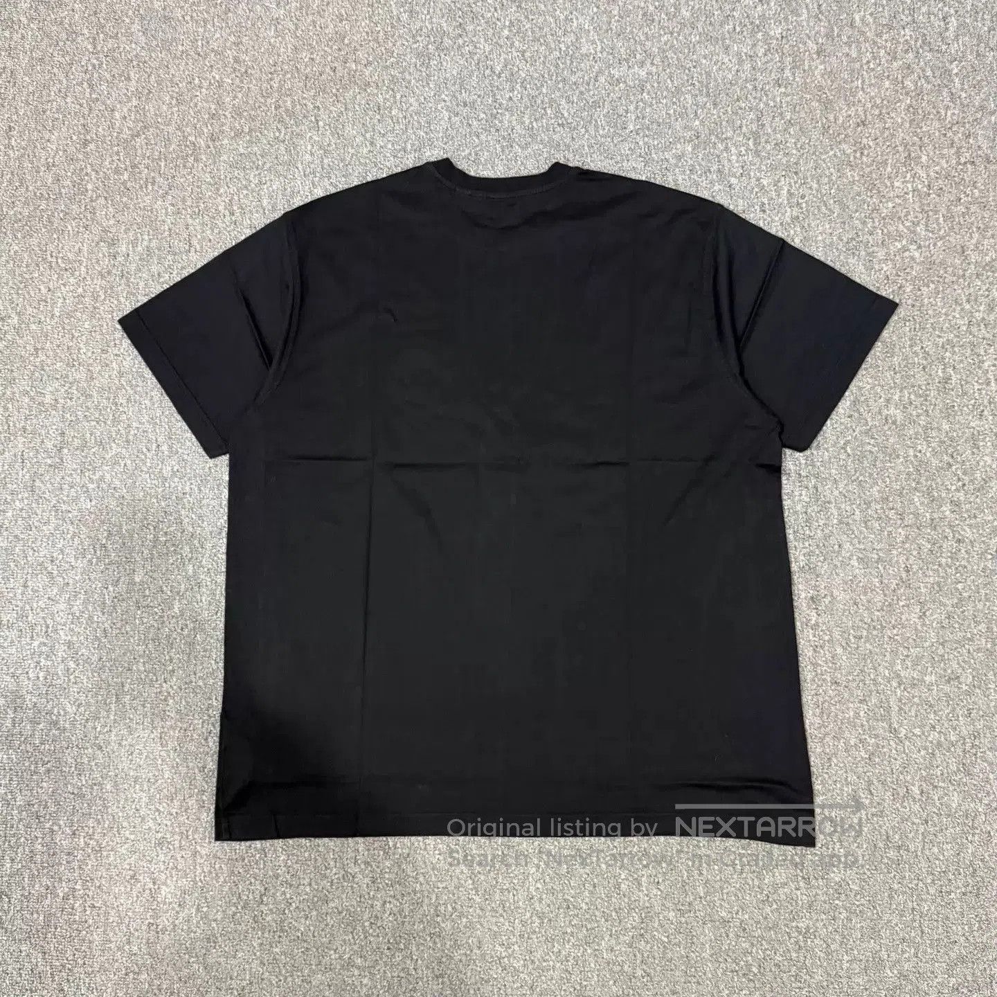 Burberry Black Short Sleeve T-Shirt with Logo. Size US M / EU 48-50 / 2 - 2 Thumbnail
