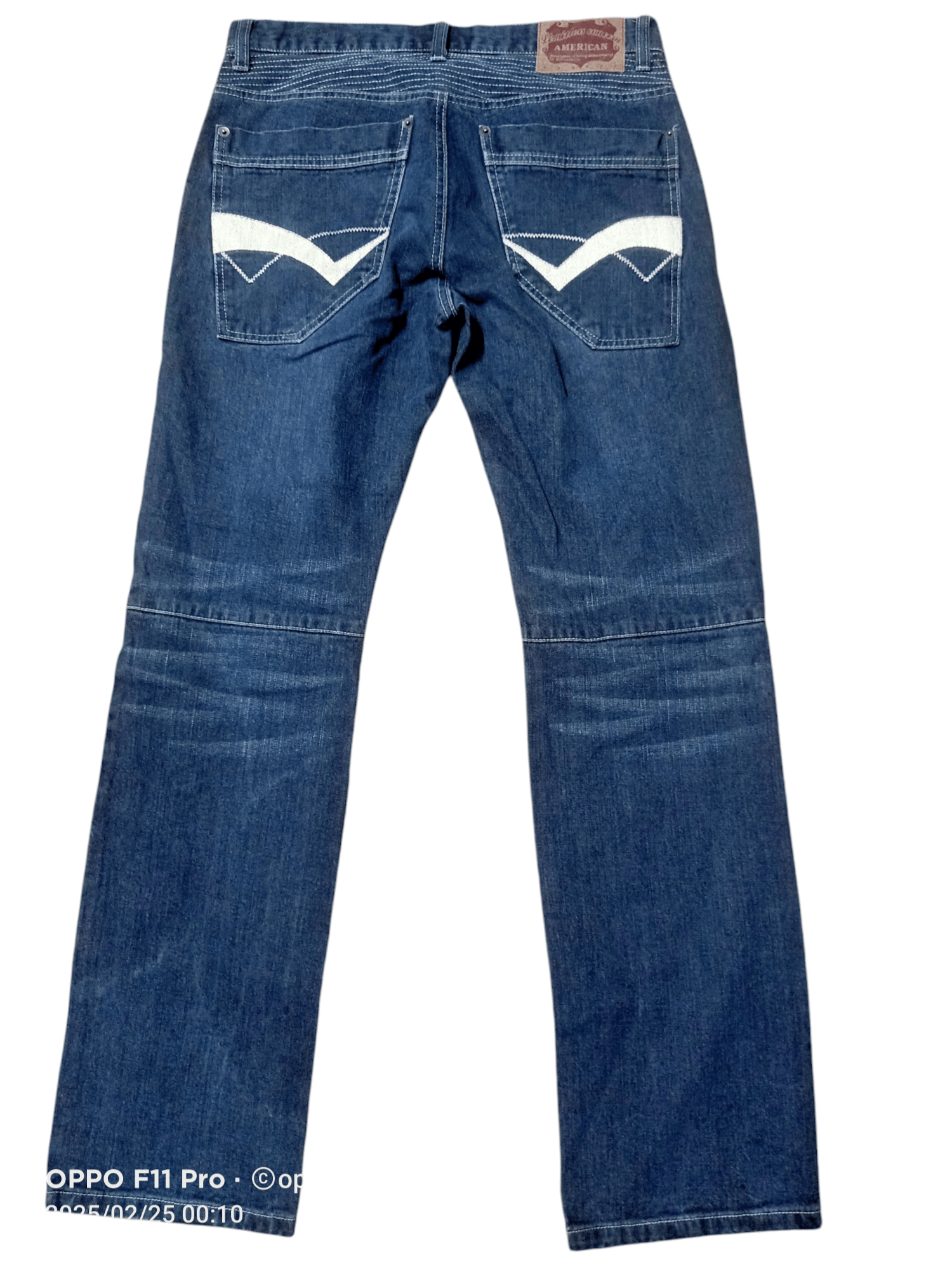Japanese Brand × Vintage Amore Puro Denim bike Pants heavyDuty Denim Size US 32 / EU 48 - 1 Thumbnail