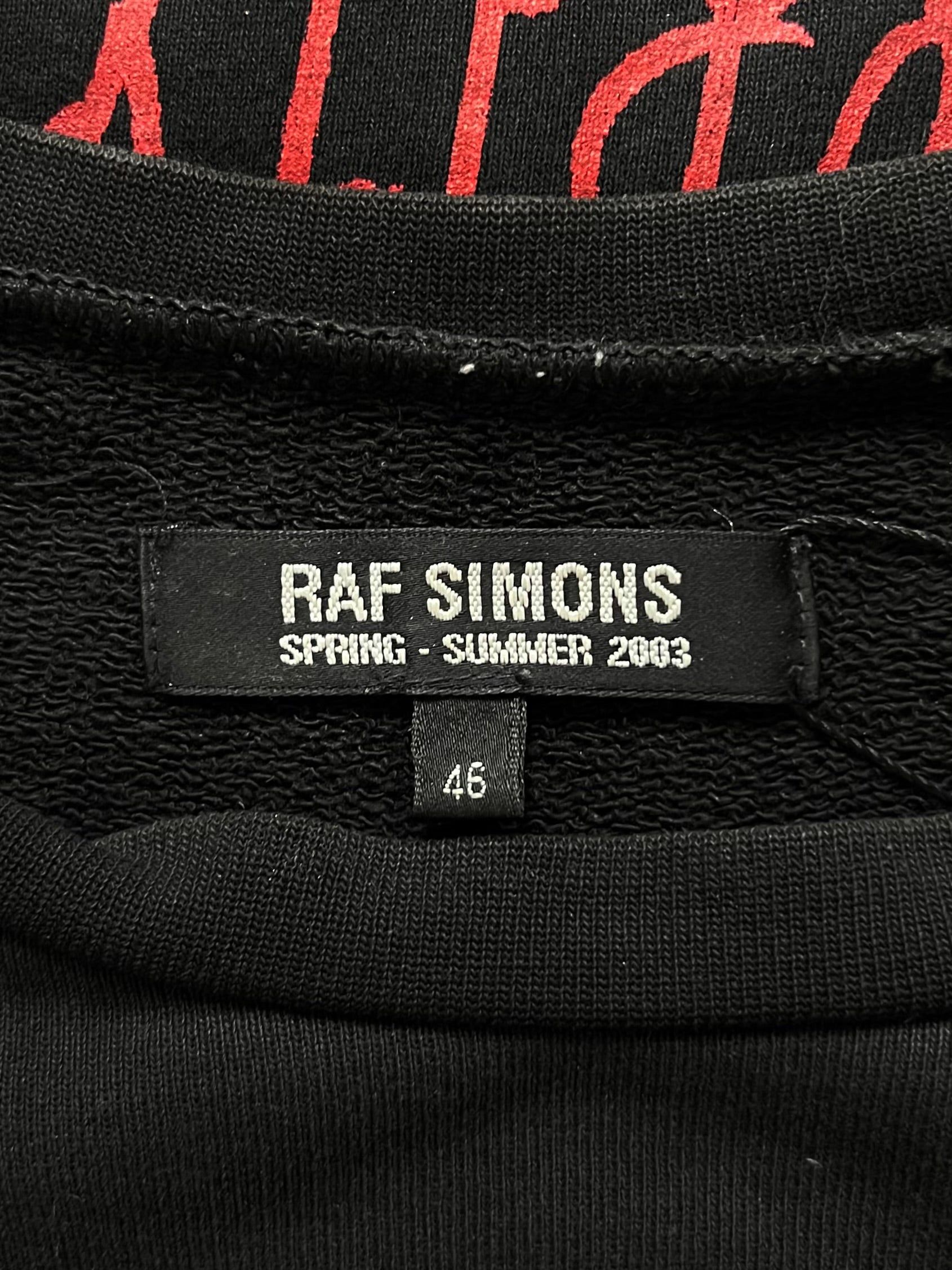 Raf Simons SS03 Raf Simons ‘Commodity’ Graphic Crewneck Size US S / EU 44-46 / 1 - 3 Thumbnail